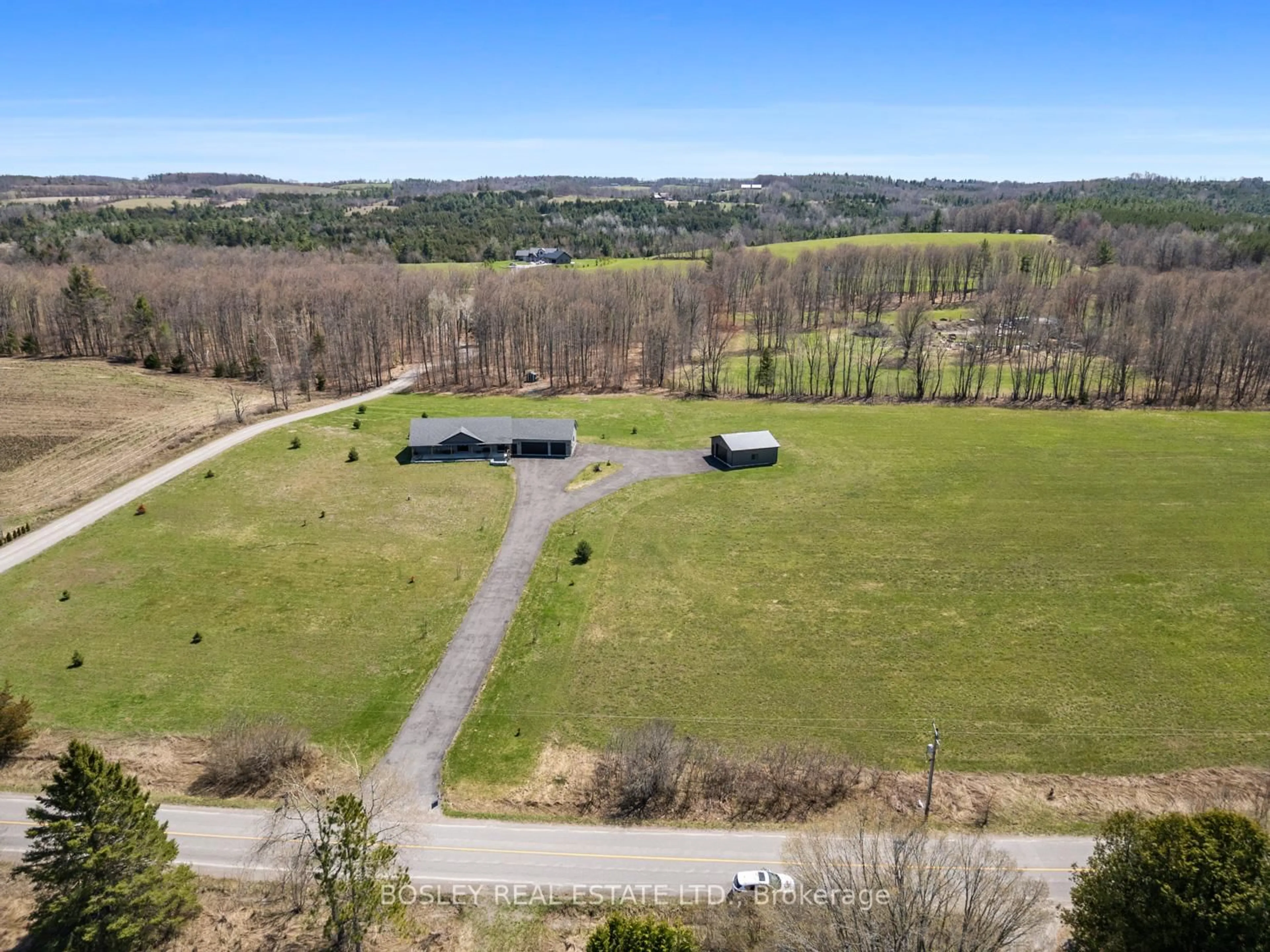A pic from outside/outdoor area/front of a property/back of a property/a pic from drone, water/lake/river/ocean view for 725 Concession 3 Rd, Trent Hills Ontario K0K 3K0