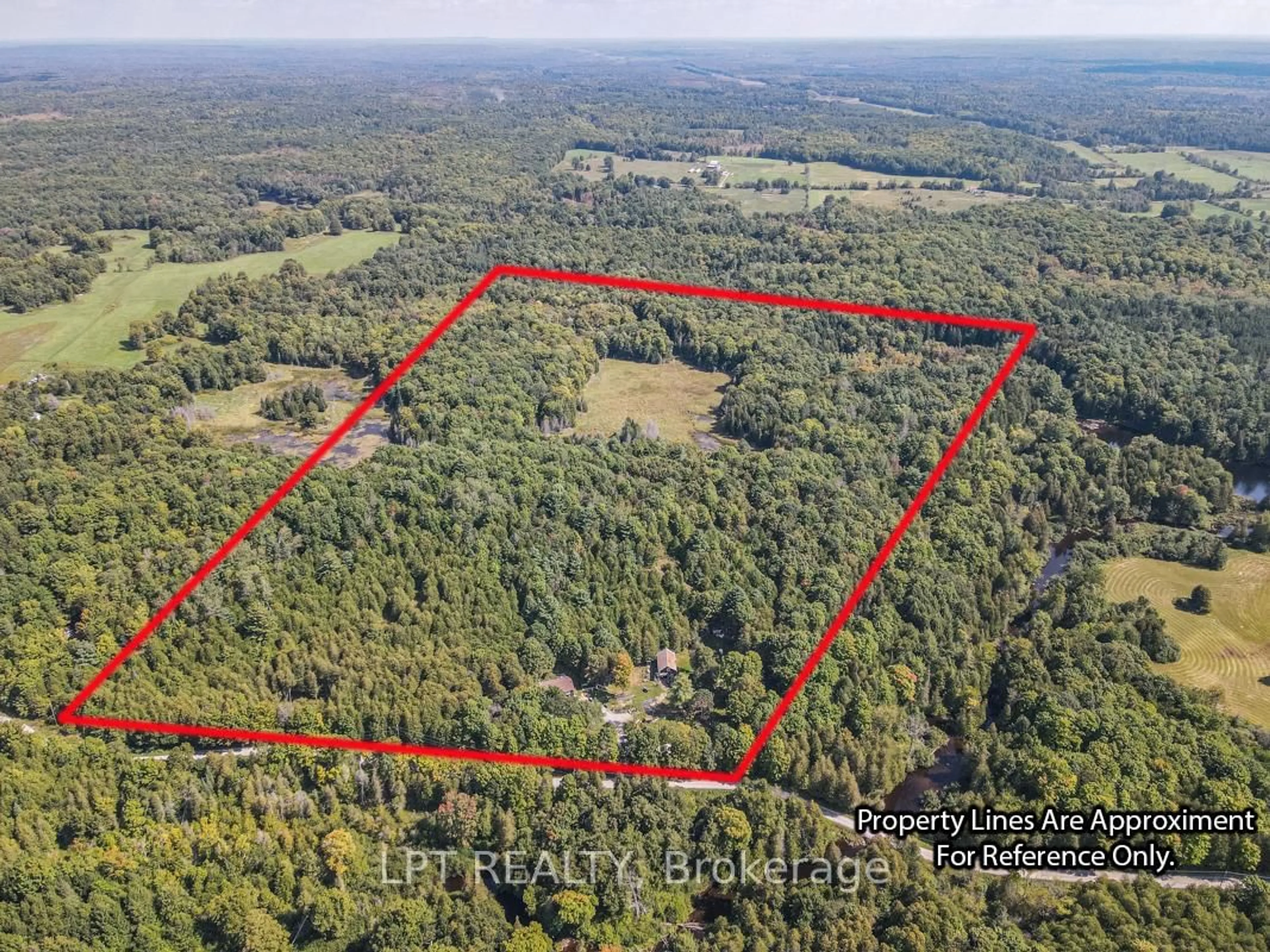 A pic from outside/outdoor area/front of a property/back of a property/a pic from drone, forest/trees view for 192 Gulf Rd, Limoges Ontario K0K 2M0