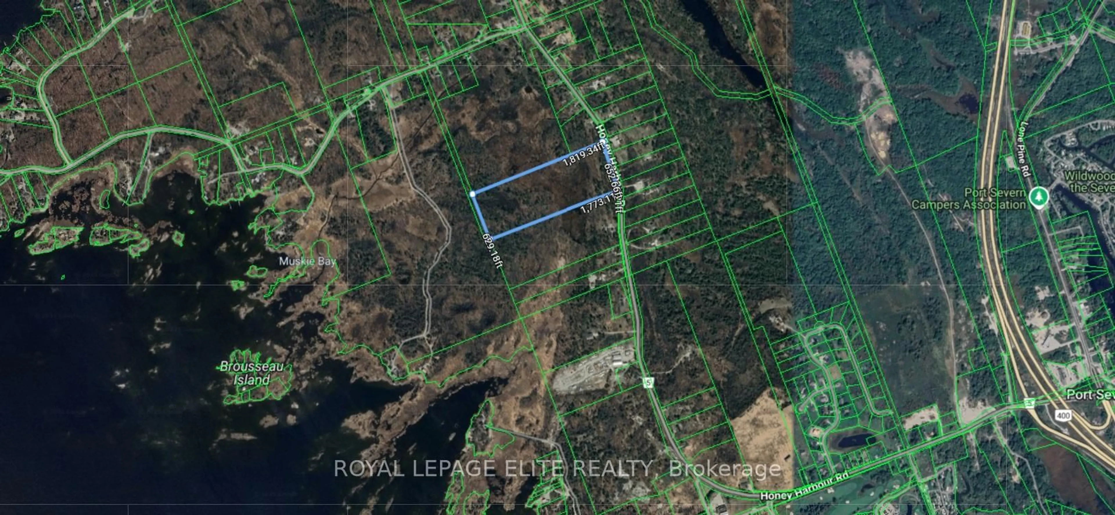 Picture of a map for 559 HONEY HARBOUR Rd, Georgian Bay Ontario L0K 1S0