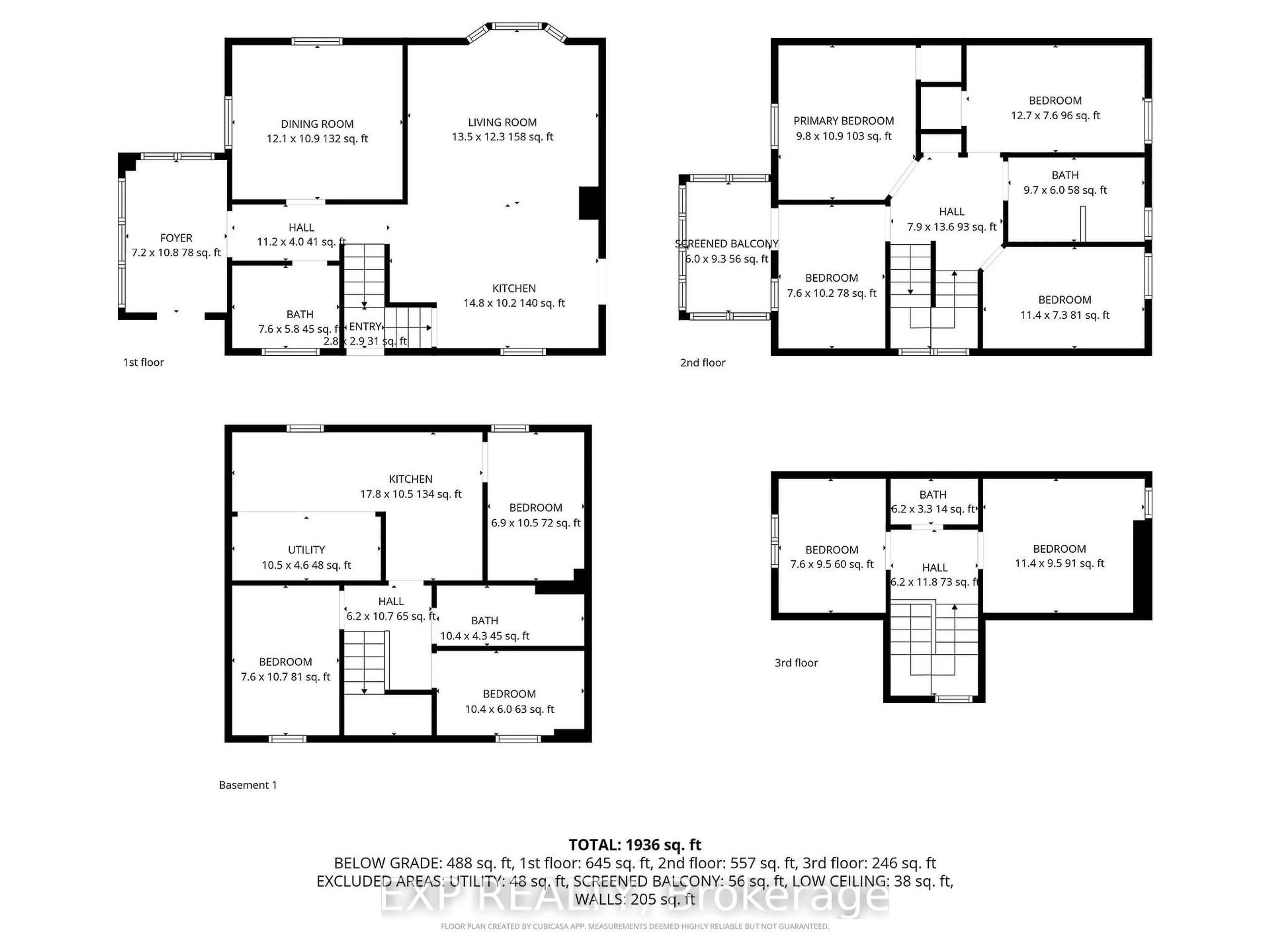 Floor plan for 64 Lancaster St, Kitchener Ontario N2H 1M6
