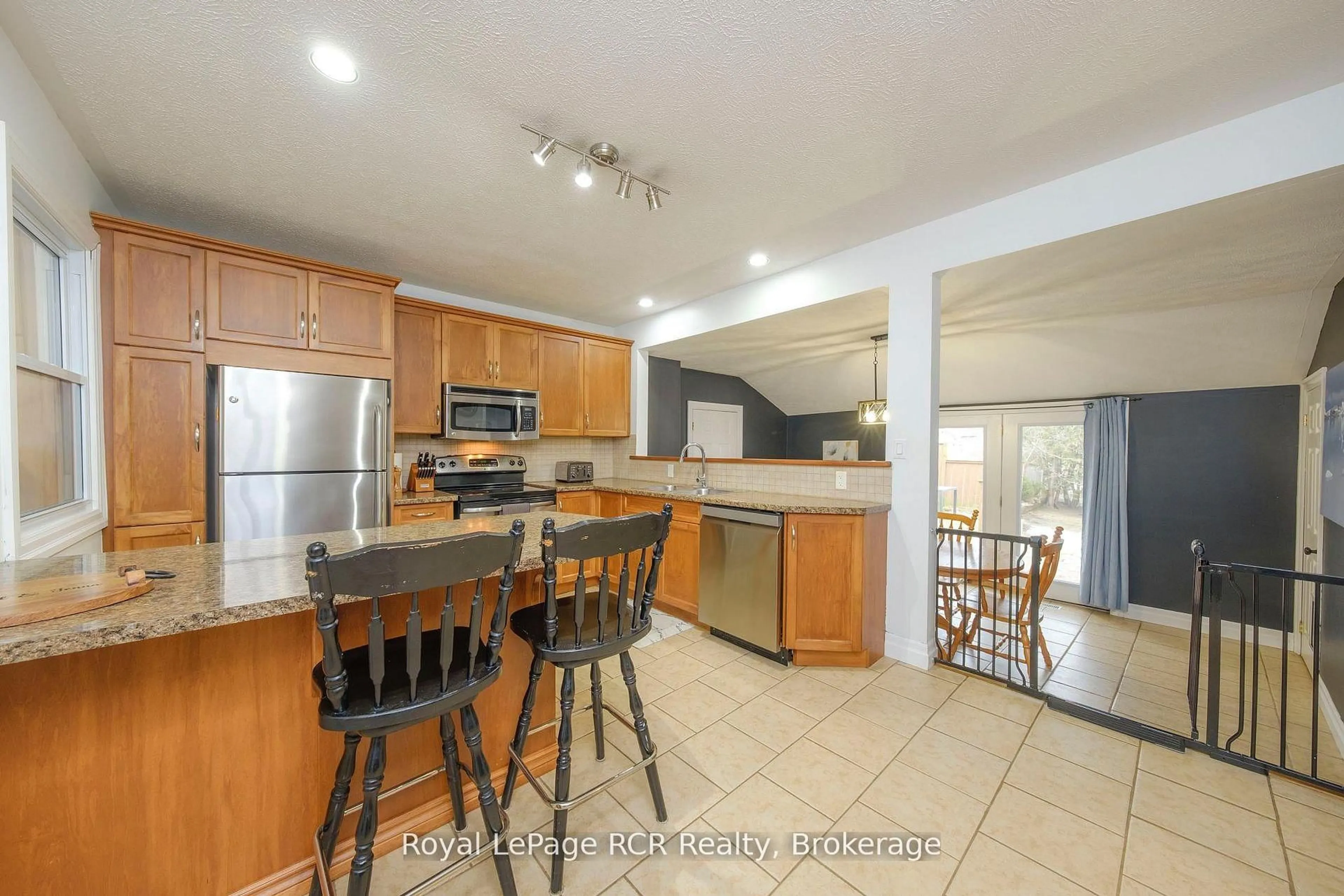 Open concept kitchen, ceramic/tile floor for 335 Ross St, Huron-Kinloss Ontario N0G 2H0