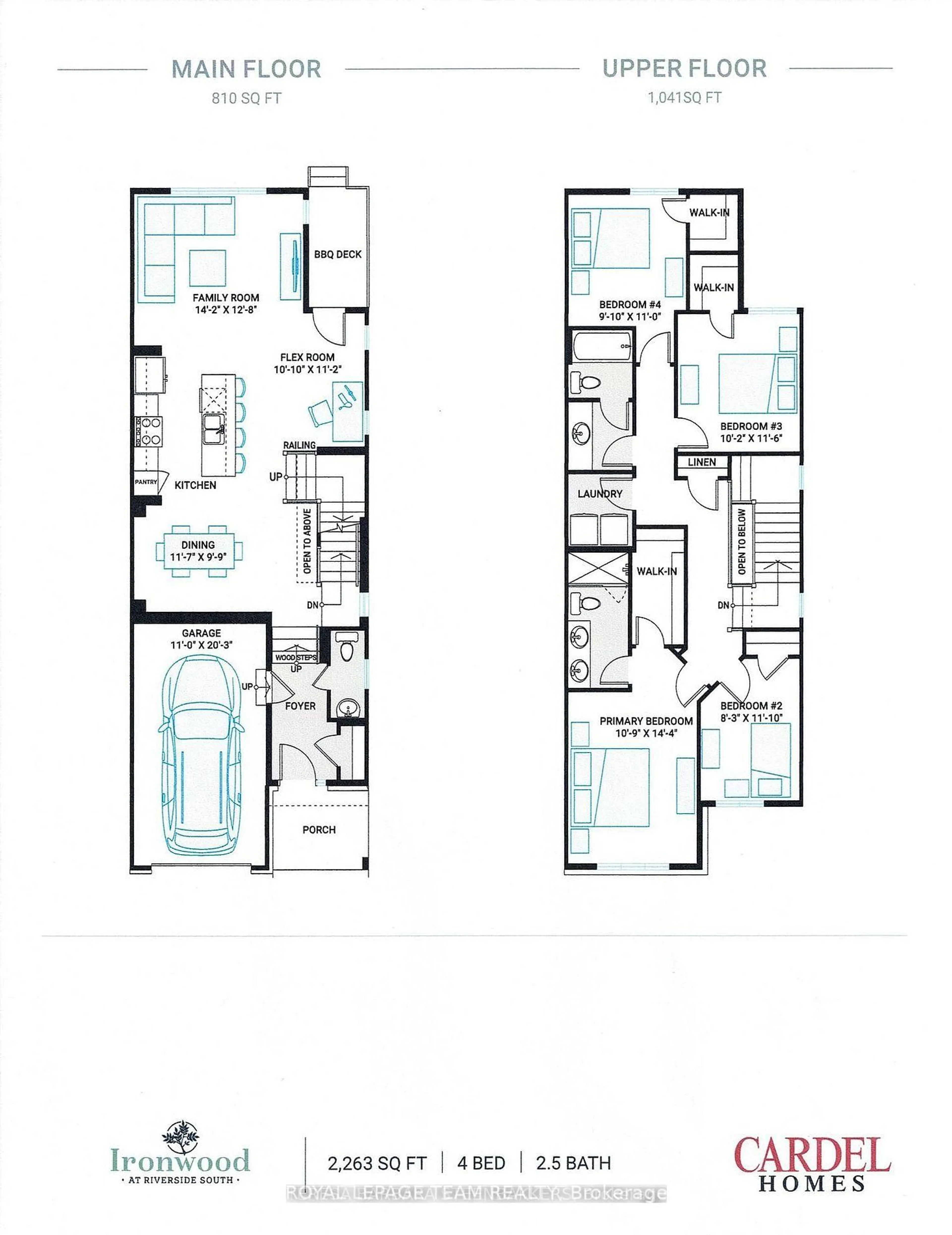 Floor plan for 1009 Acoustic Way, Ottawa Ontario K4M 0L6