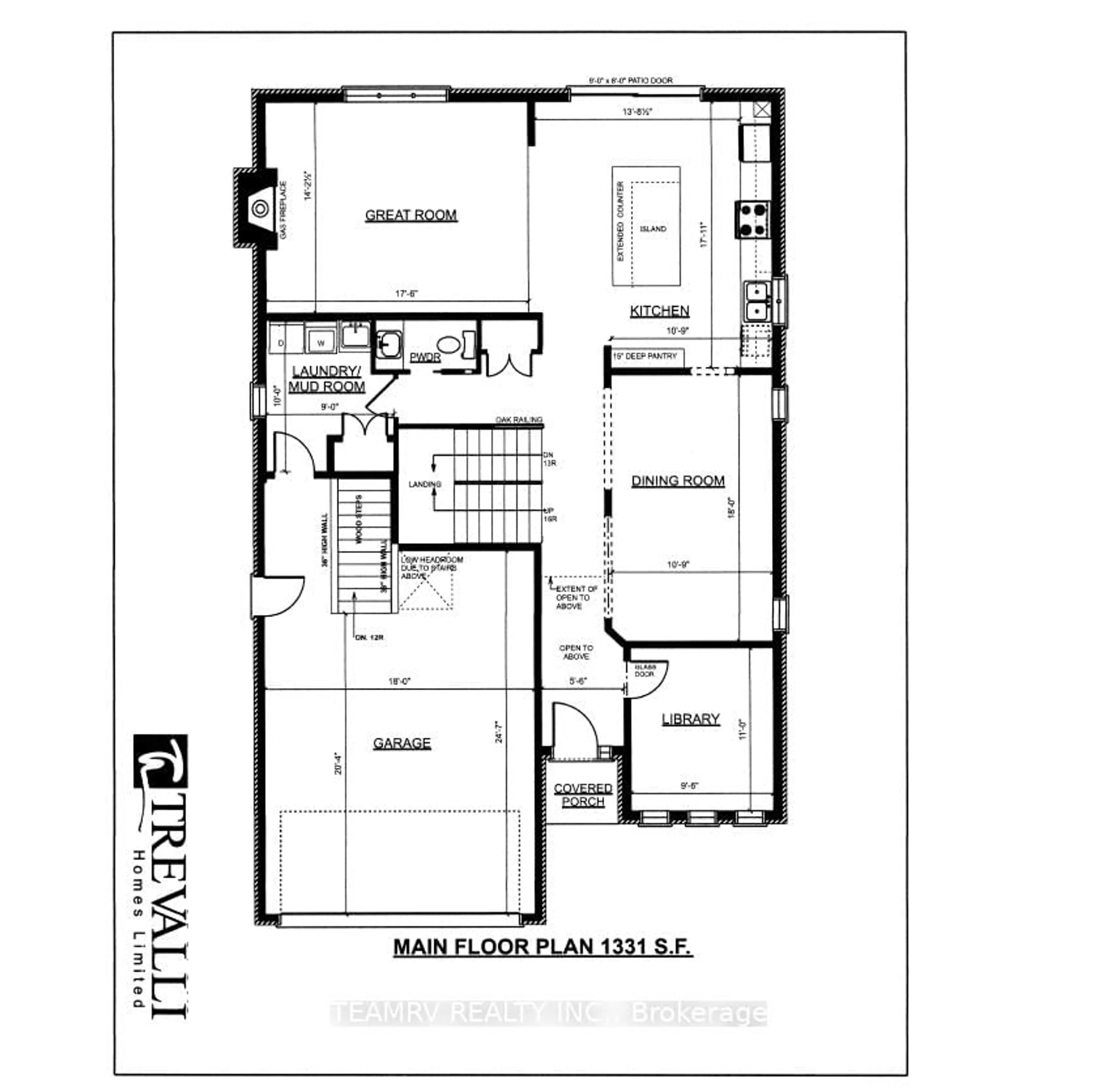 Floor plan for 490 Masters Dr, Woodstock Ontario N4T 0N4