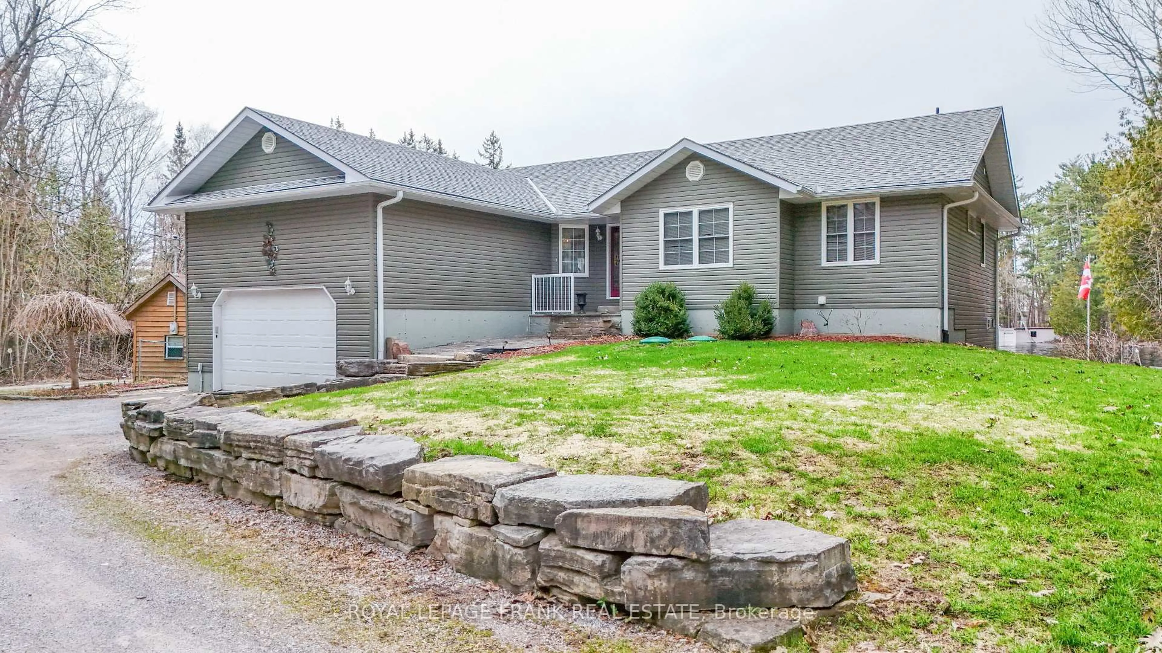 Home with vinyl exterior material, street for 34 Fire Route 96 Rte, Trent Lakes Ontario K0M 1A0