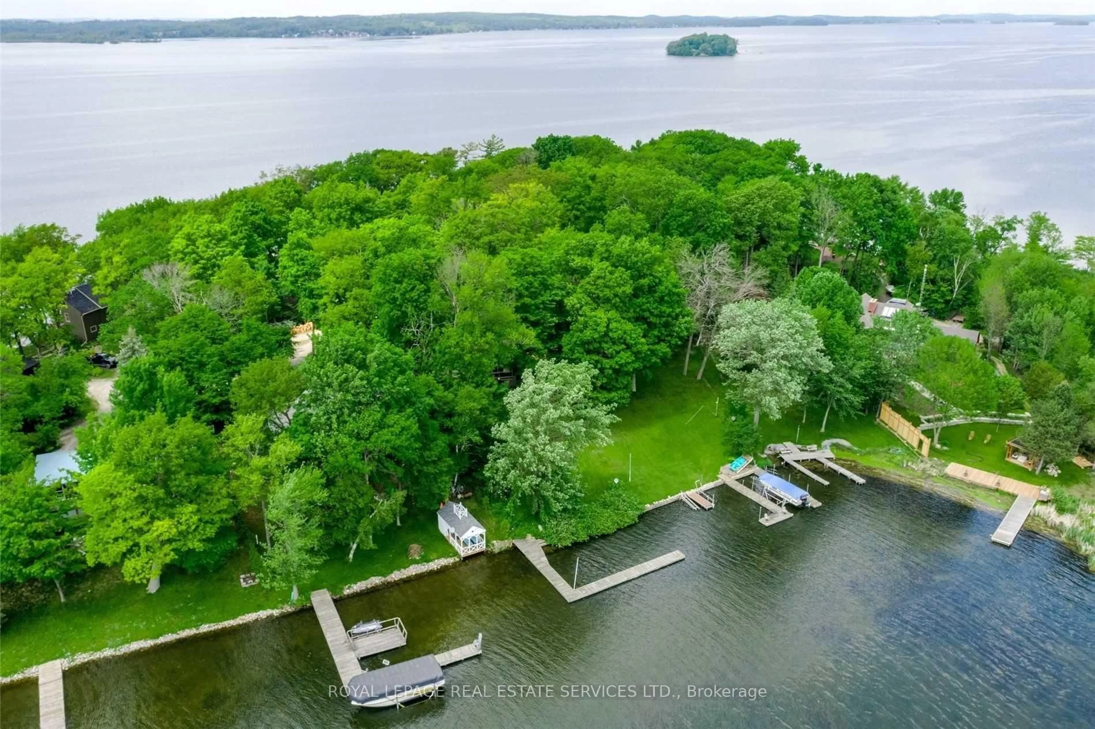 A pic from outside/outdoor area/front of a property/back of a property/a pic from drone, water/lake/river/ocean view for 5374 Close Point Rd #15, Hamilton Township Ontario K0K 2E0