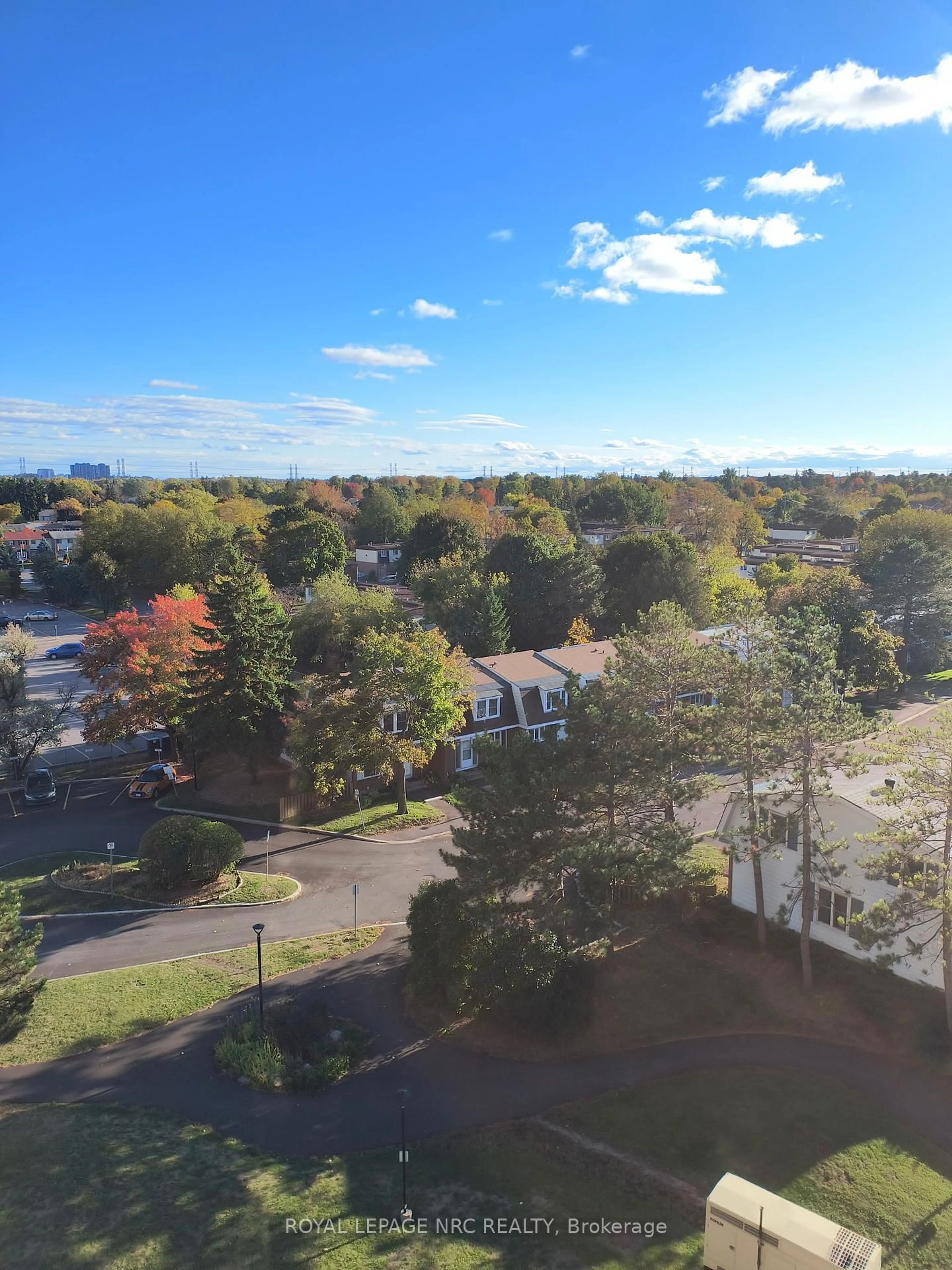 A pic from outside/outdoor area/front of a property/back of a property/a pic from drone, city buildings view from balcony for 900 Dynes Rd #706, Ottawa Ontario K2C 3L6