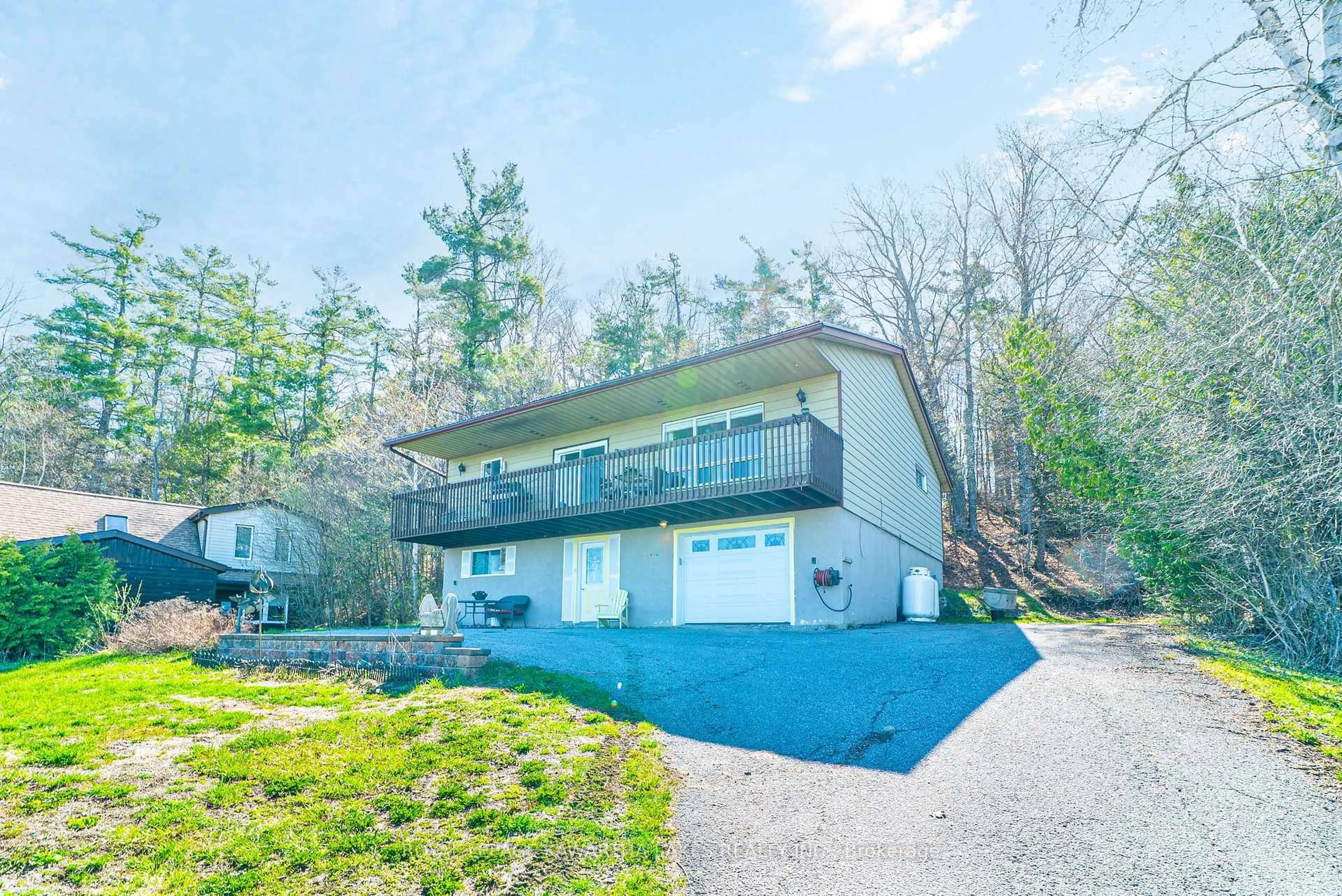A pic from outside/outdoor area/front of a property/back of a property/a pic from drone, water/lake/river/ocean view for 805 Cedar Glen Rd, Kawartha Lakes Ontario K0M 1L0