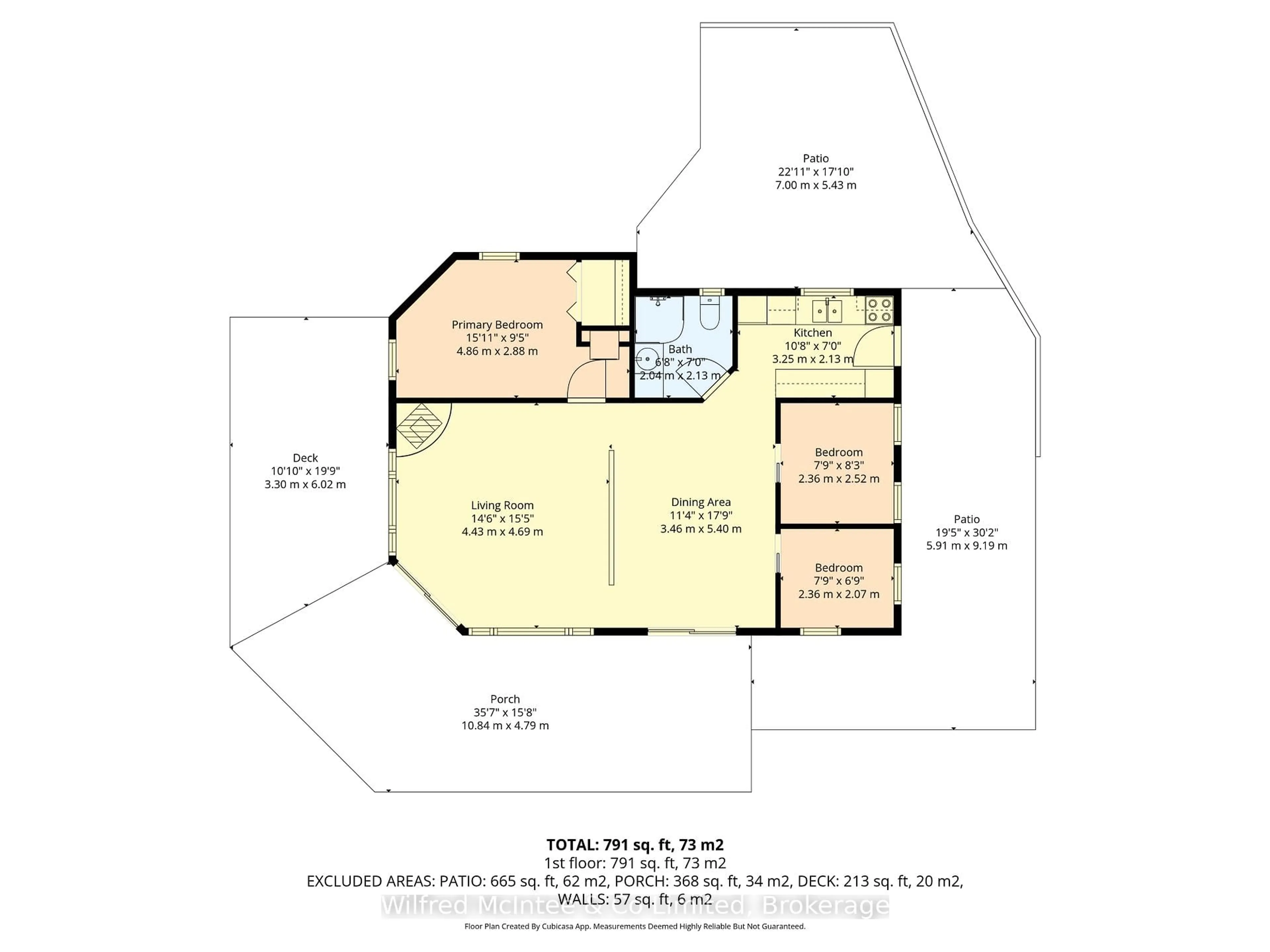 Floor plan for 834 Pike Bay Rd, Northern Bruce Peninsula Ontario N0H 2T0