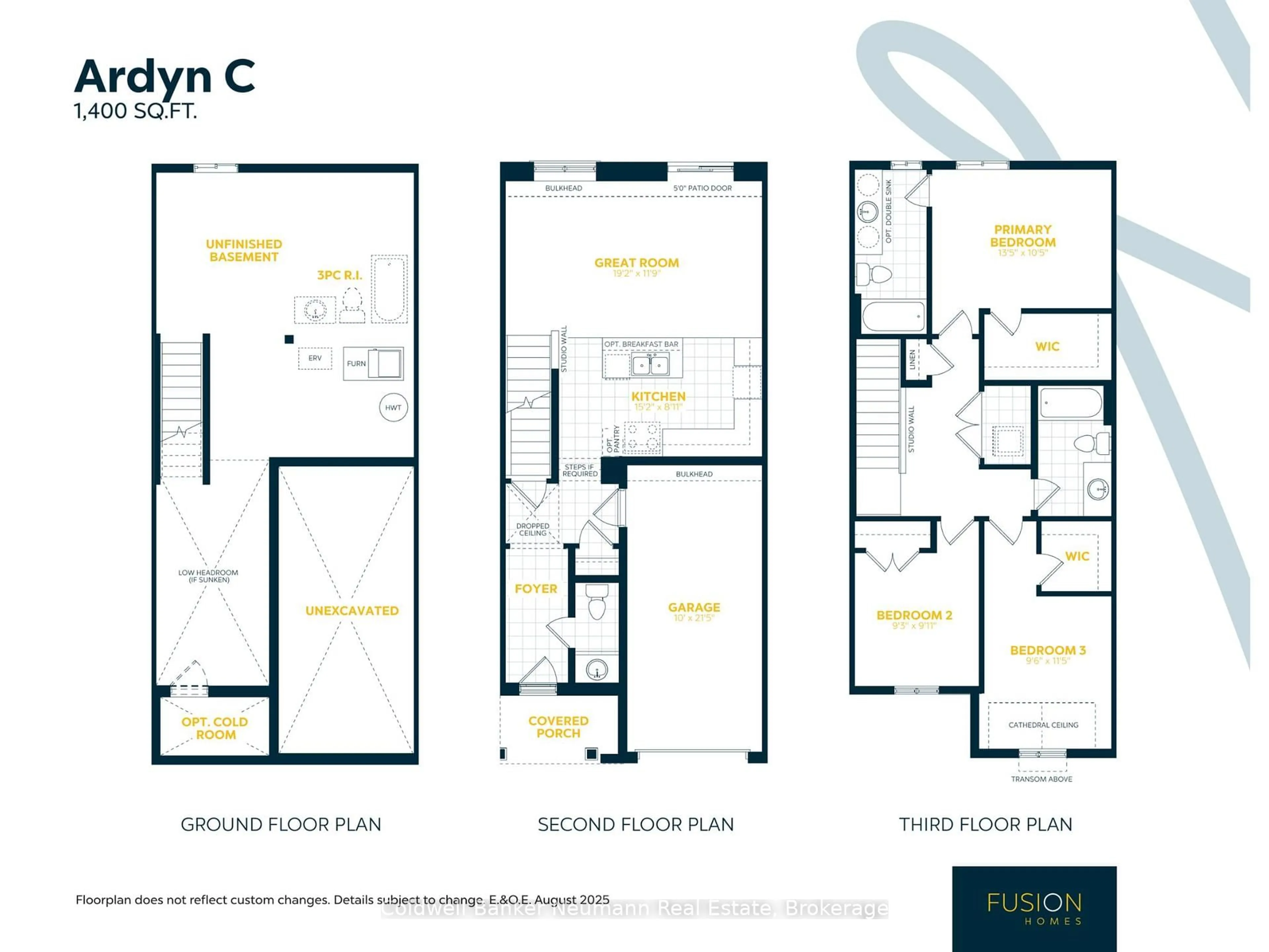 Floor plan for 13 Cadence Common, Cambridge Ontario N3C 1A5