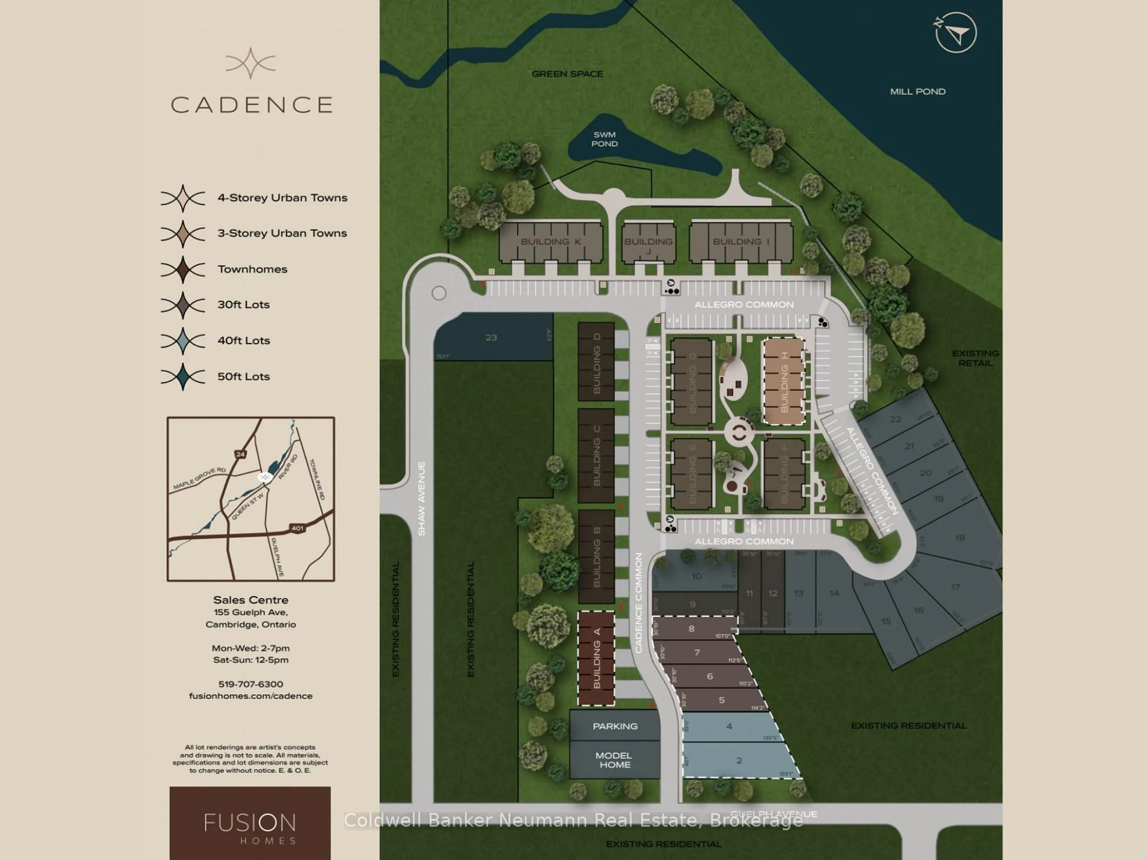 Floor plan for 12 Cadence Common, Cambridge Ontario N3C 1A5