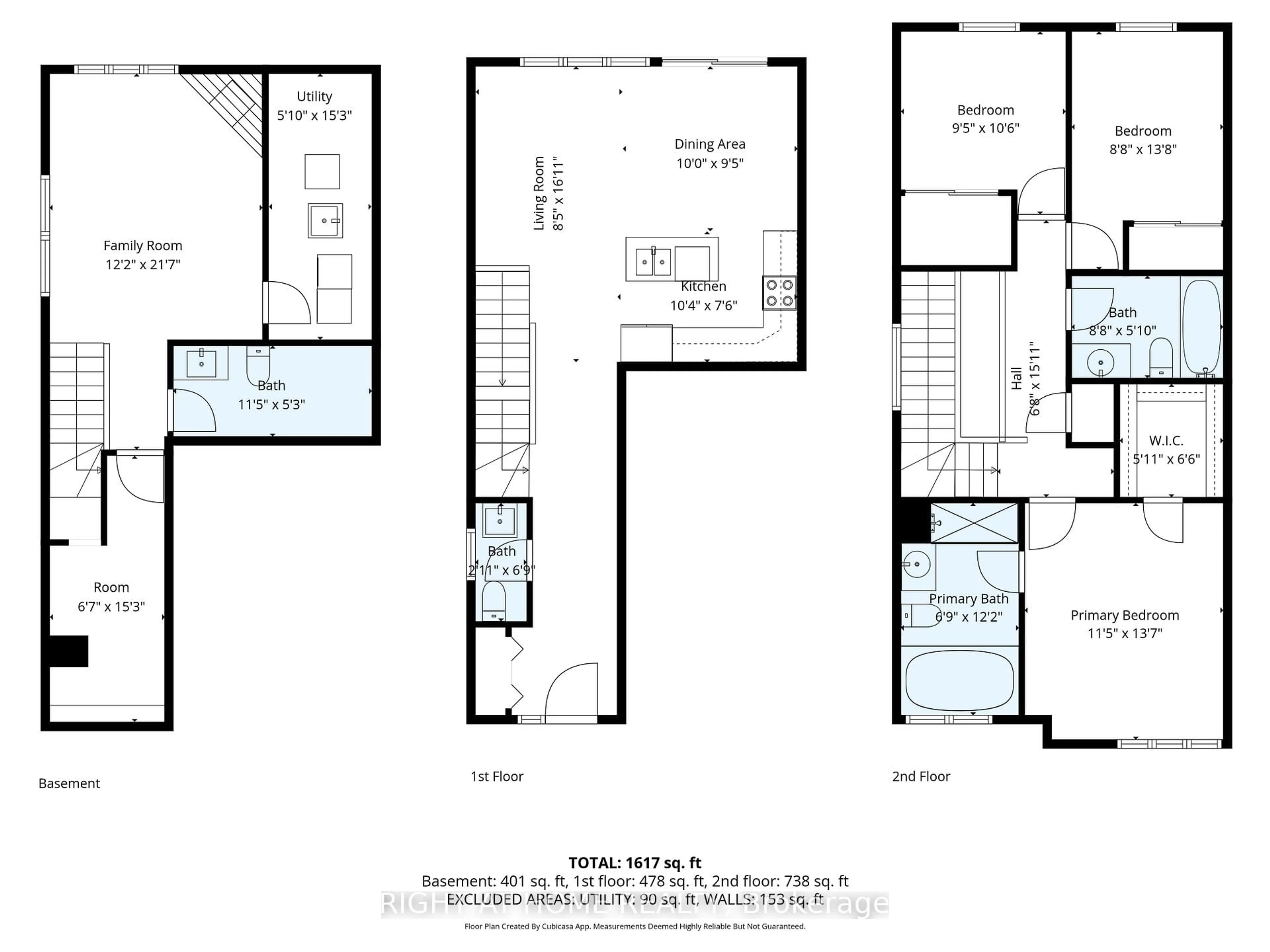 Floor plan for 271 Via San Marino St, Ottawa Ontario K2J 5X9