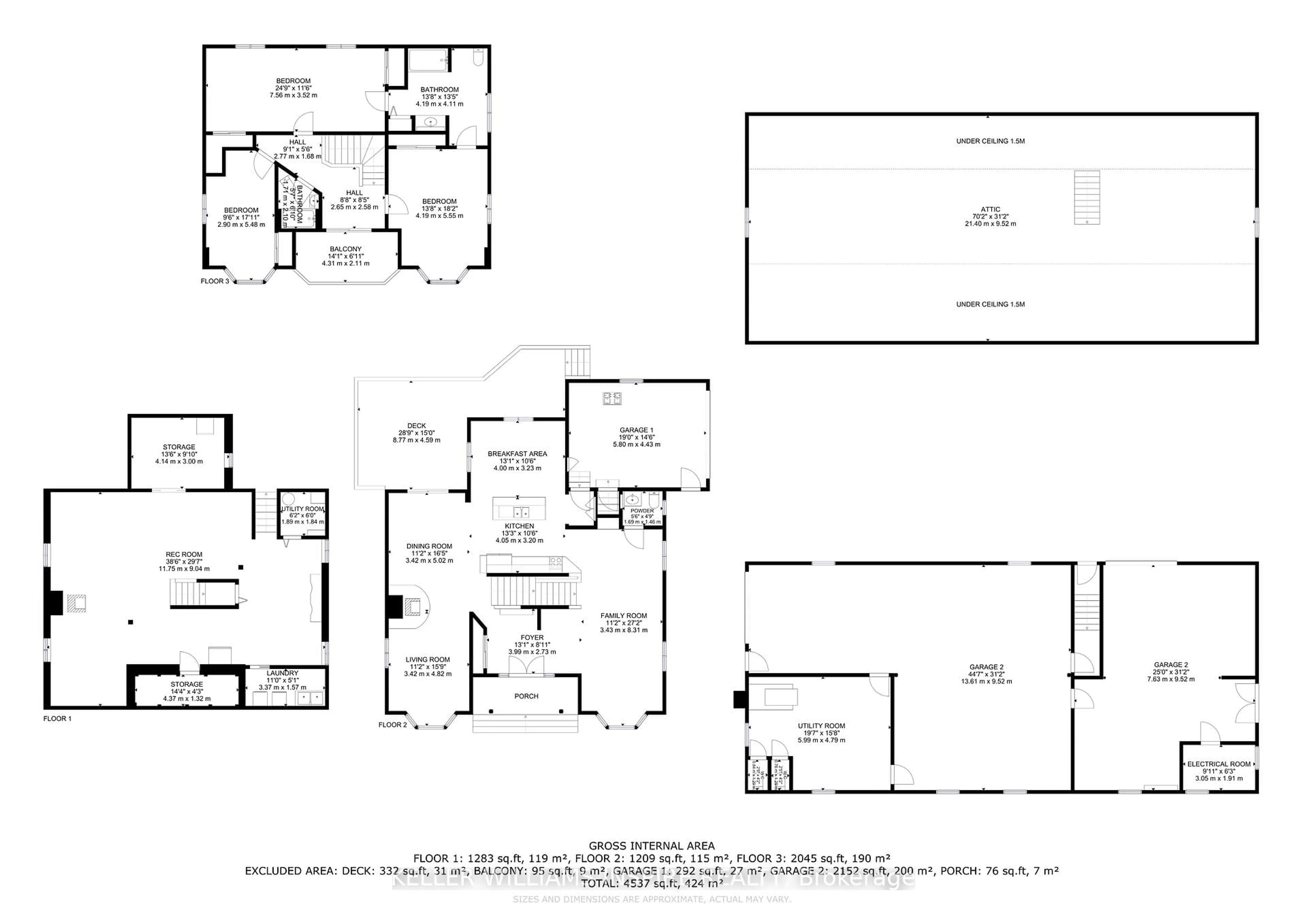 Floor plan for 1866 Frankford-Stirling Rd, Stirling Ontario K0K 3E0