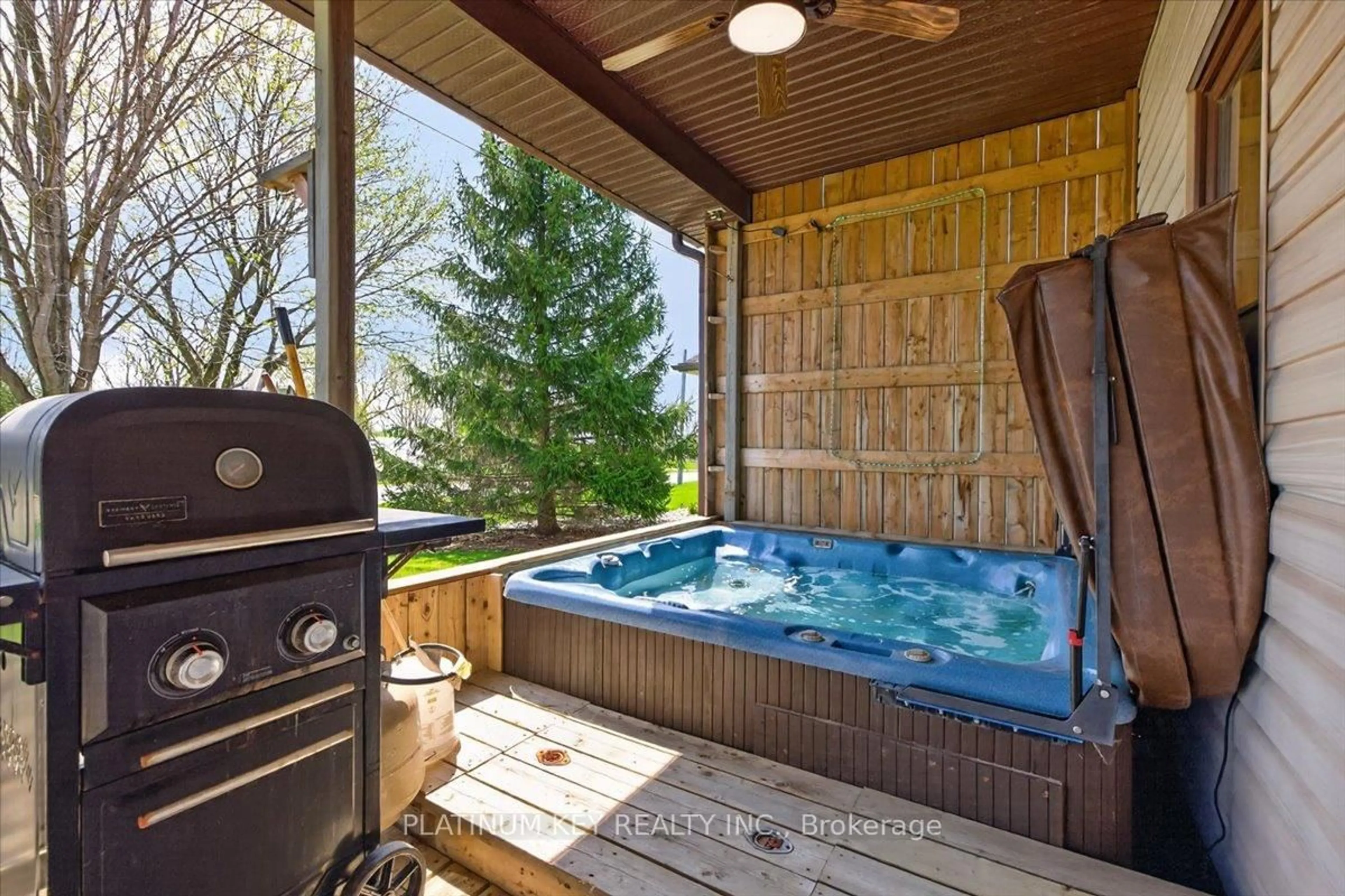 Patio, water/lake/river/ocean view for 2300 Egremont Dr, Adelaide Metcalfe Ontario N7G 3H6
