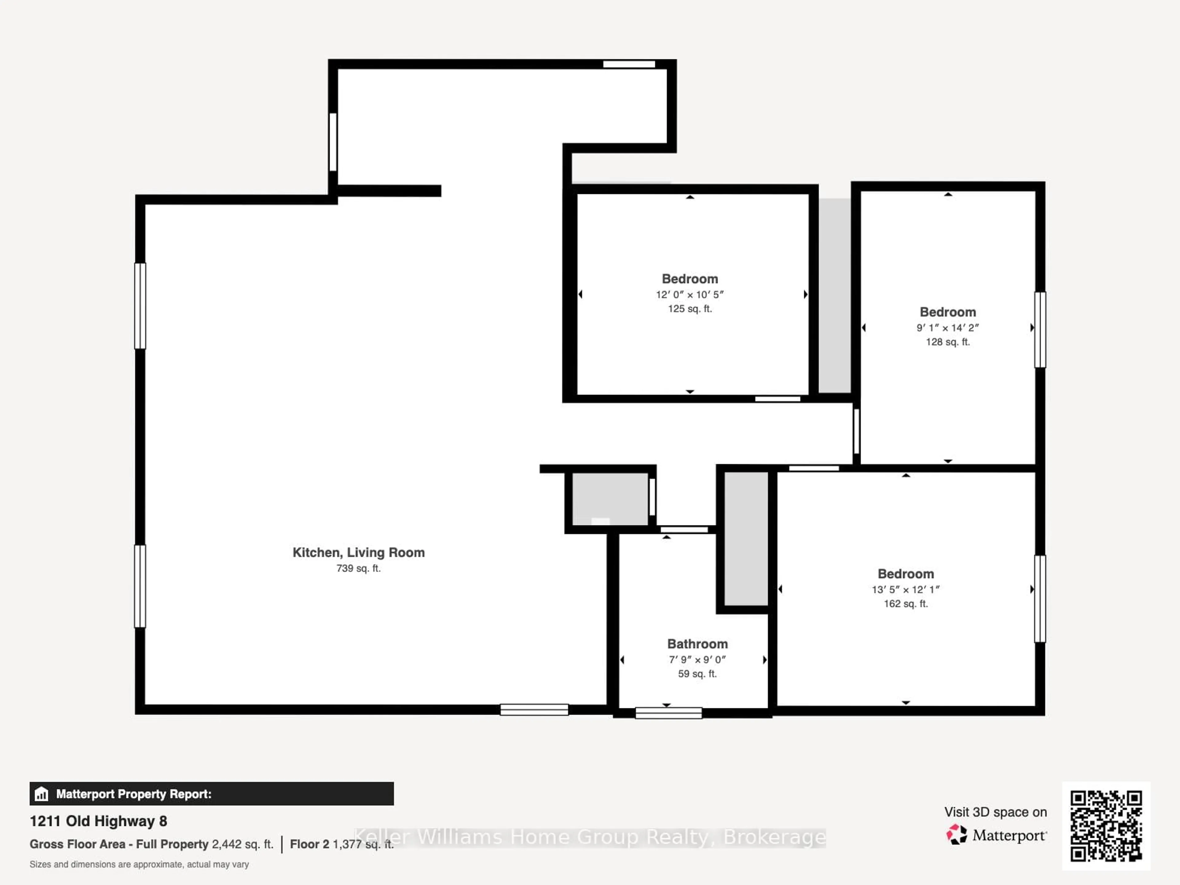 Floor plan for 1211 Old Highway 8 Highway, Hamilton Ontario L9H 5E1