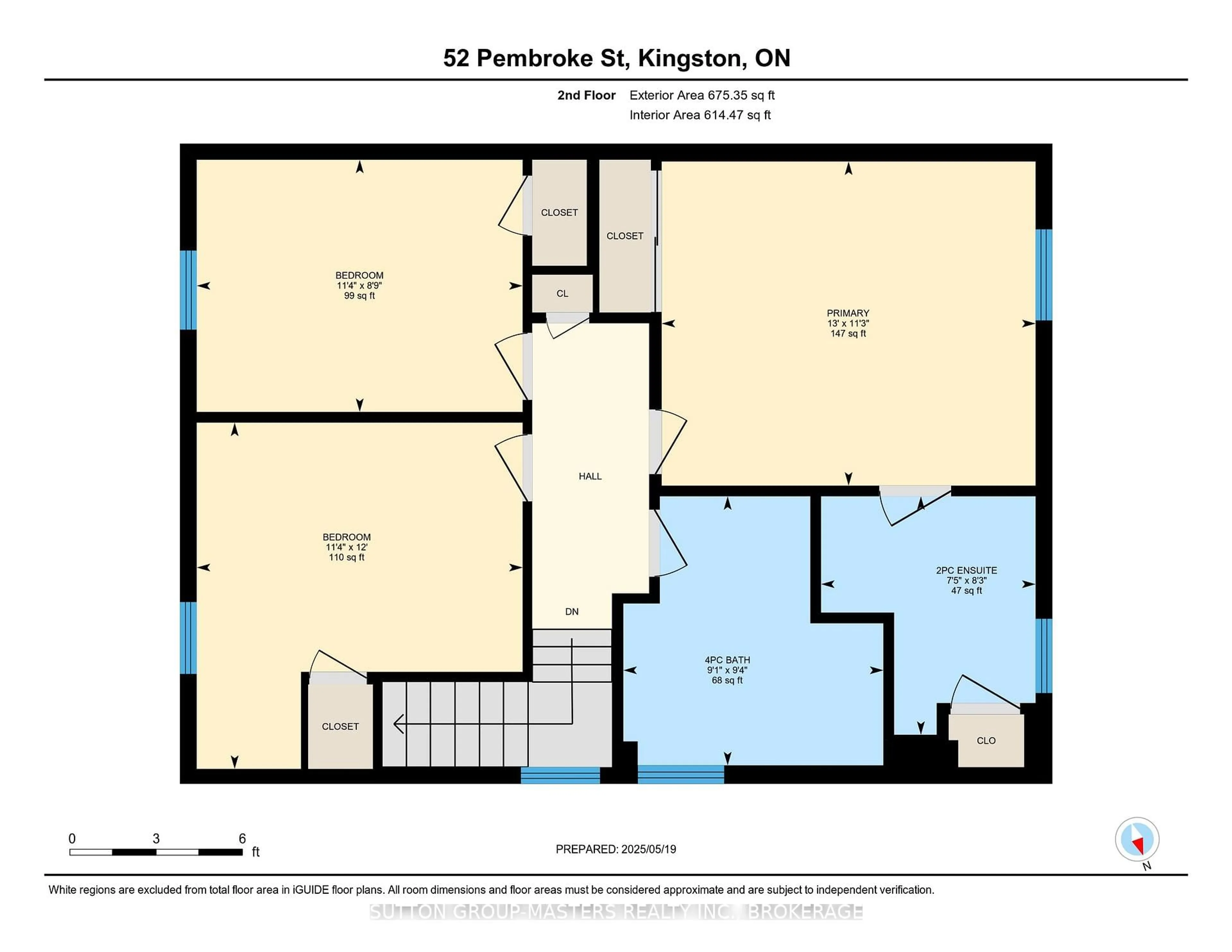 Floor plan for 52 Pembroke St, Kingston Ontario K7L 4N4