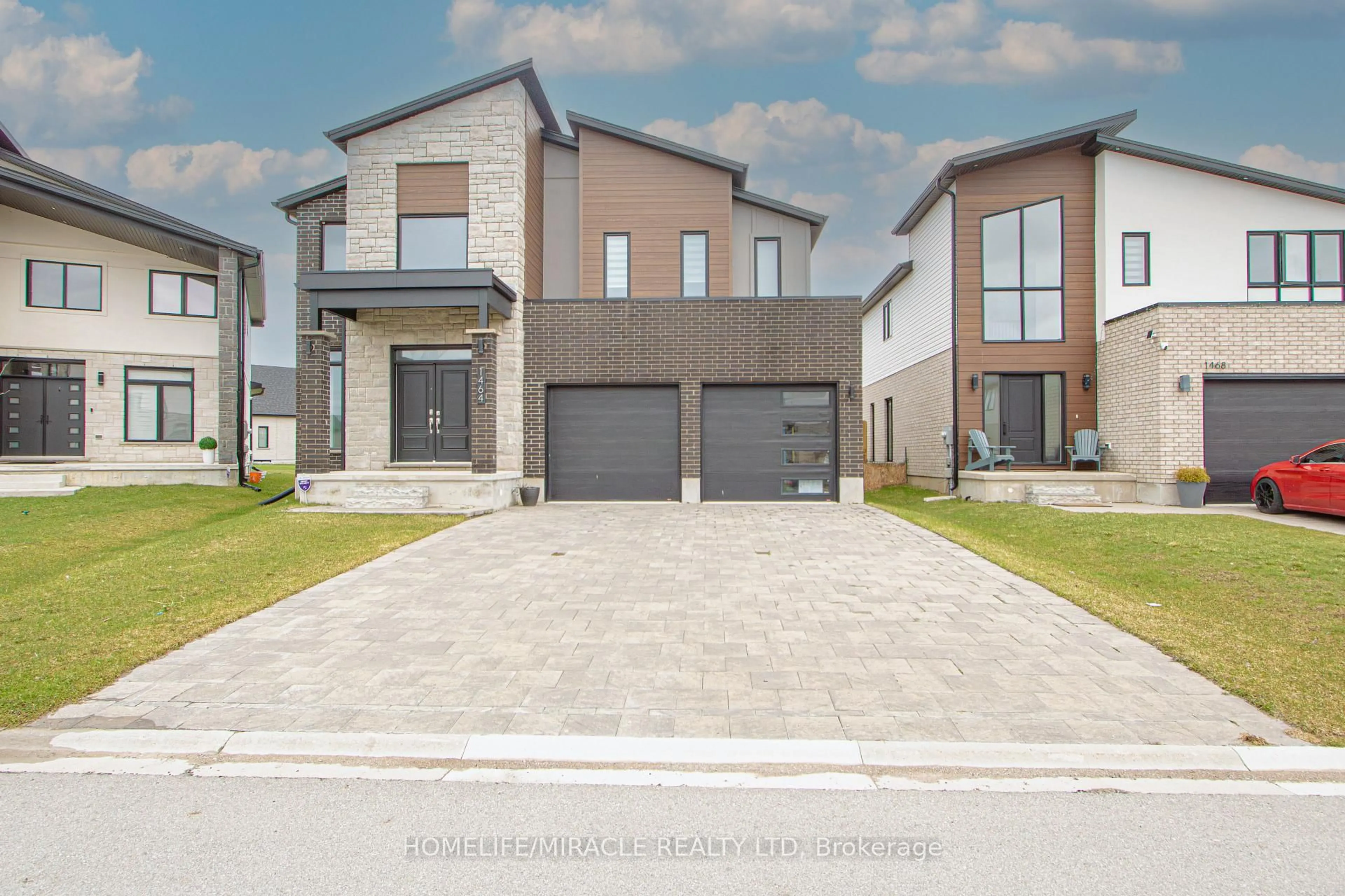 Home with brick exterior material, street for 1464 Medway Park Dr, London North Ontario N6G 0Z6