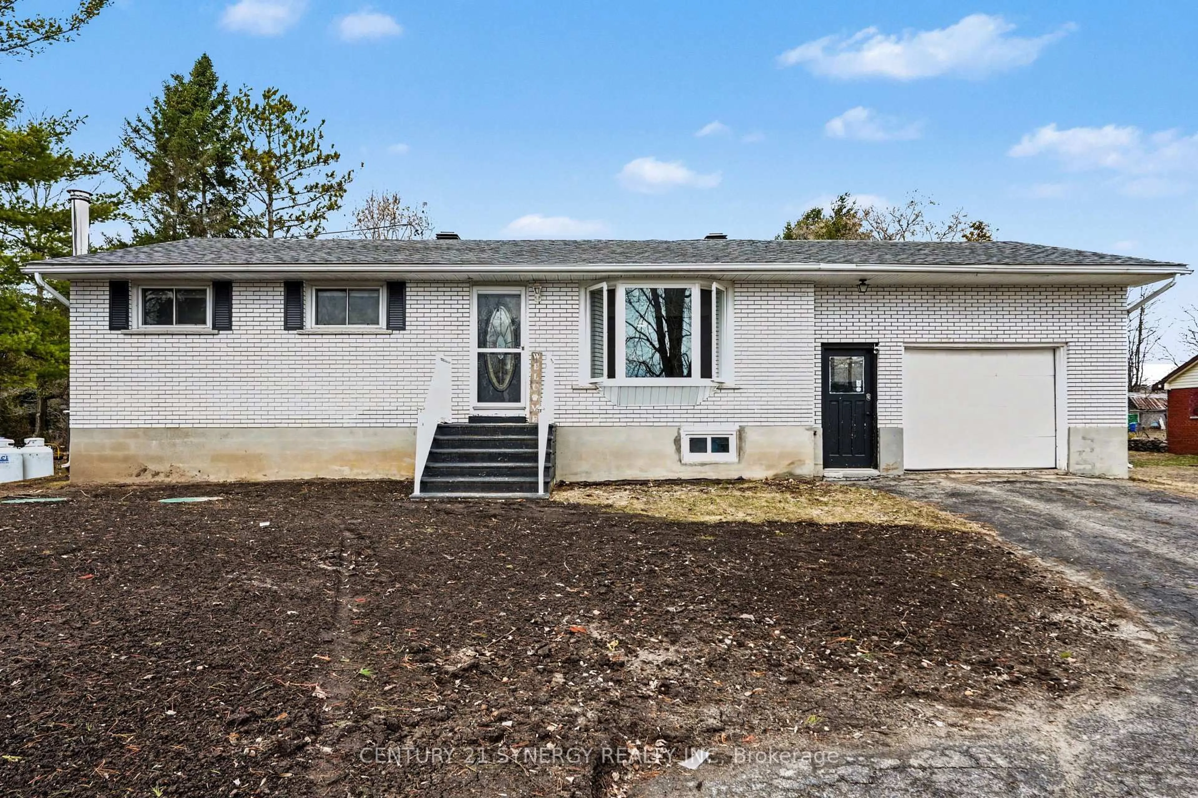 Home with vinyl exterior material, street for 318 County Road 16 Rd, Elizabethtown-Kitley Ontario K0G 1G0