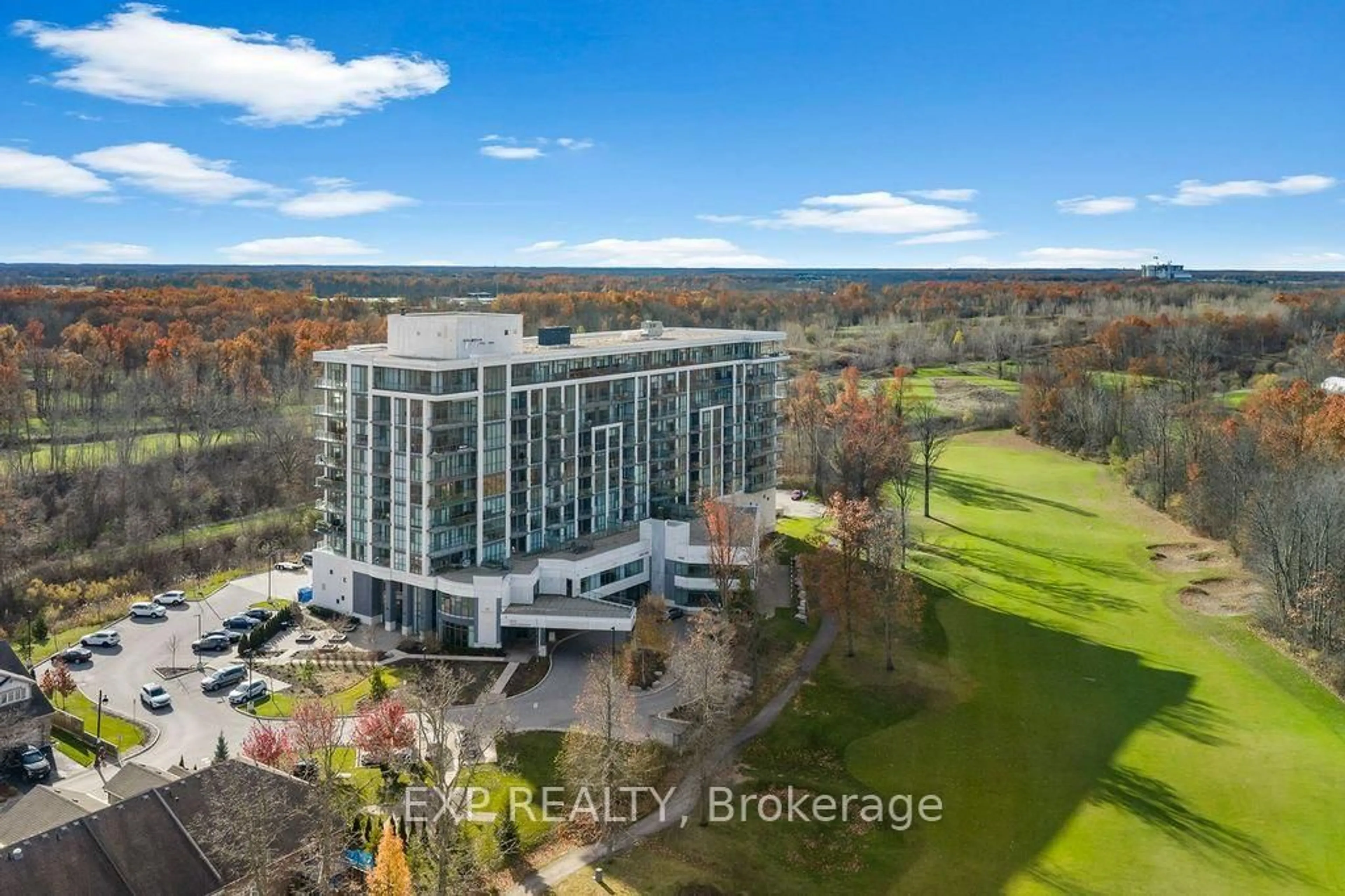 A pic from outside/outdoor area/front of a property/back of a property/a pic from drone, water/lake/river/ocean view for 7711 Green Vista Gate #303, Niagara Falls Ontario L2G 0Y9