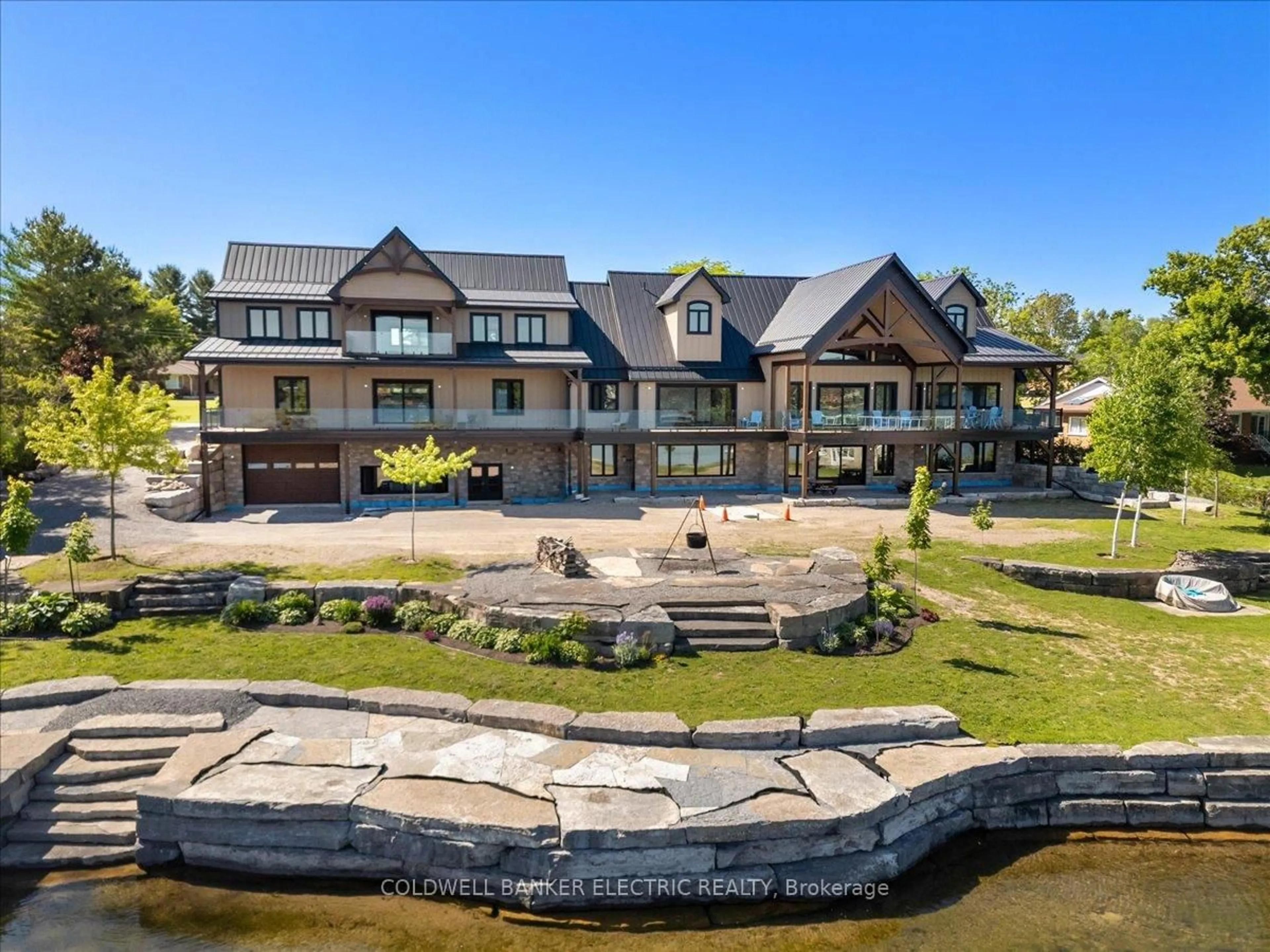 A pic from outside/outdoor area/front of a property/back of a property/a pic from drone, water/lake/river/ocean view for 367 Gifford Dr, Selwyn Ontario K0L 1T0