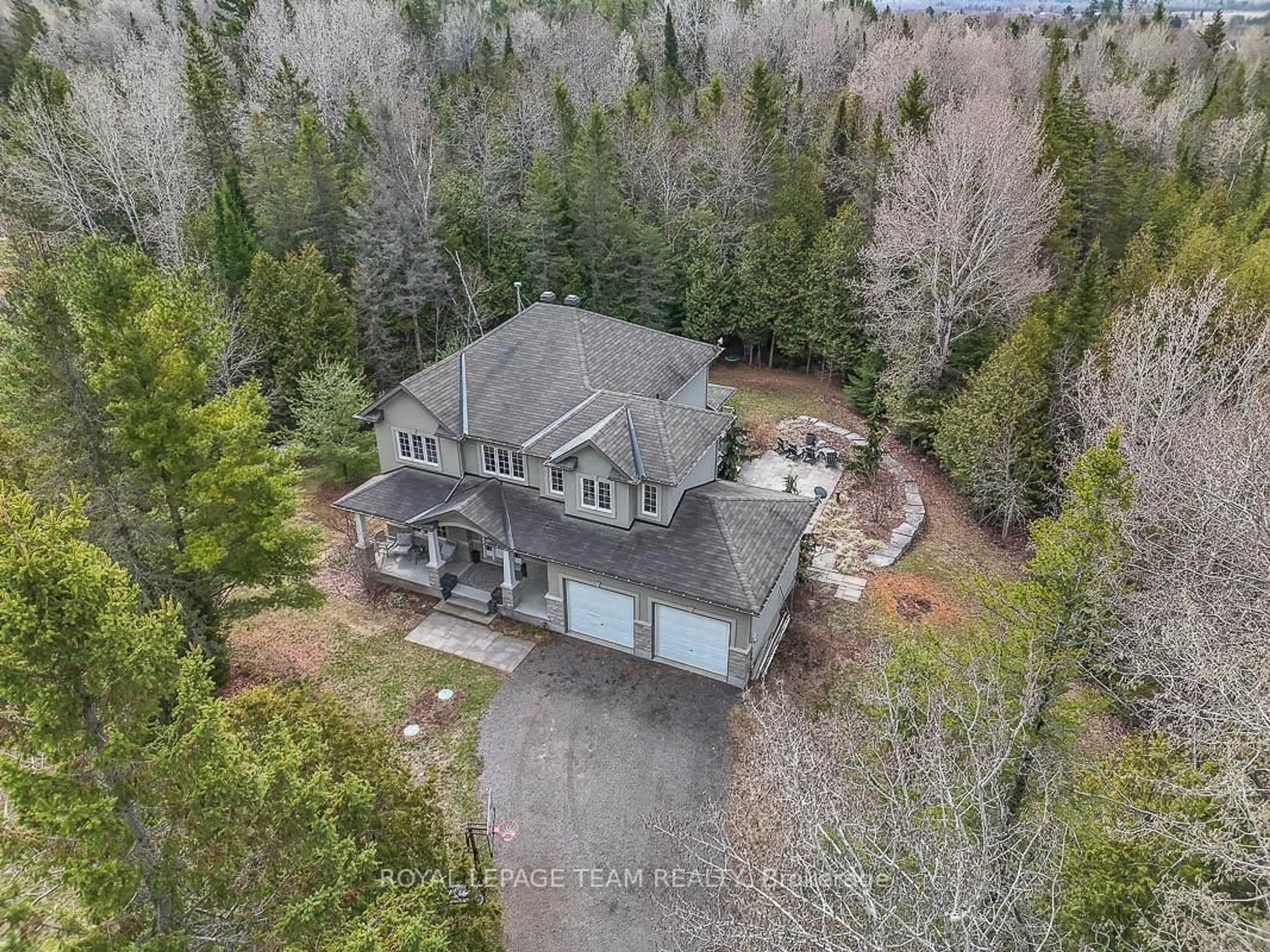 A pic from outside/outdoor area/front of a property/back of a property/a pic from drone, unknown for 1840 Corkery Rd, Carp Ontario K0A 1L0