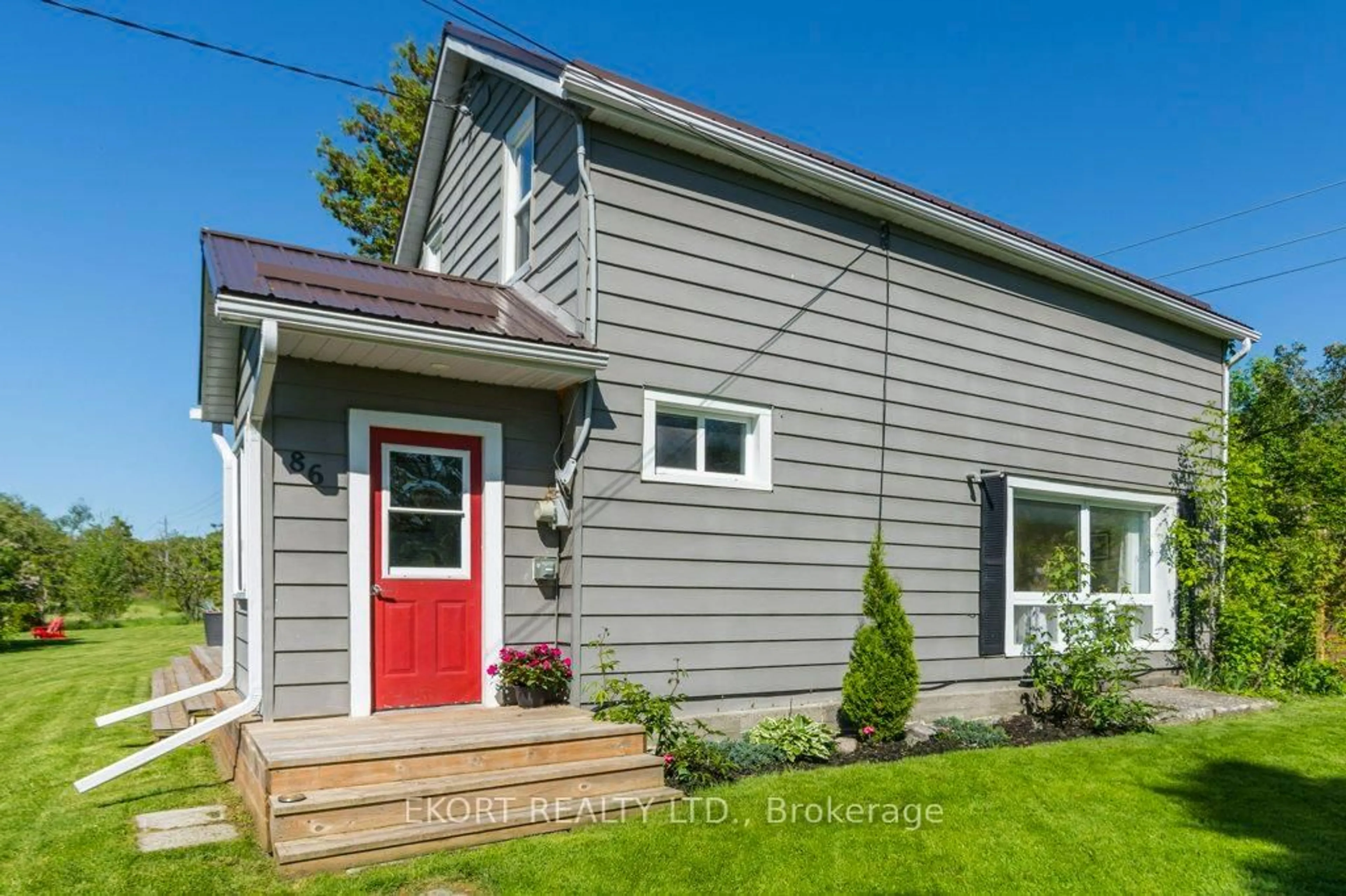 Home with vinyl exterior material, street for 86B HERCHIMER Ave, Belleville Ontario K8N 4G5