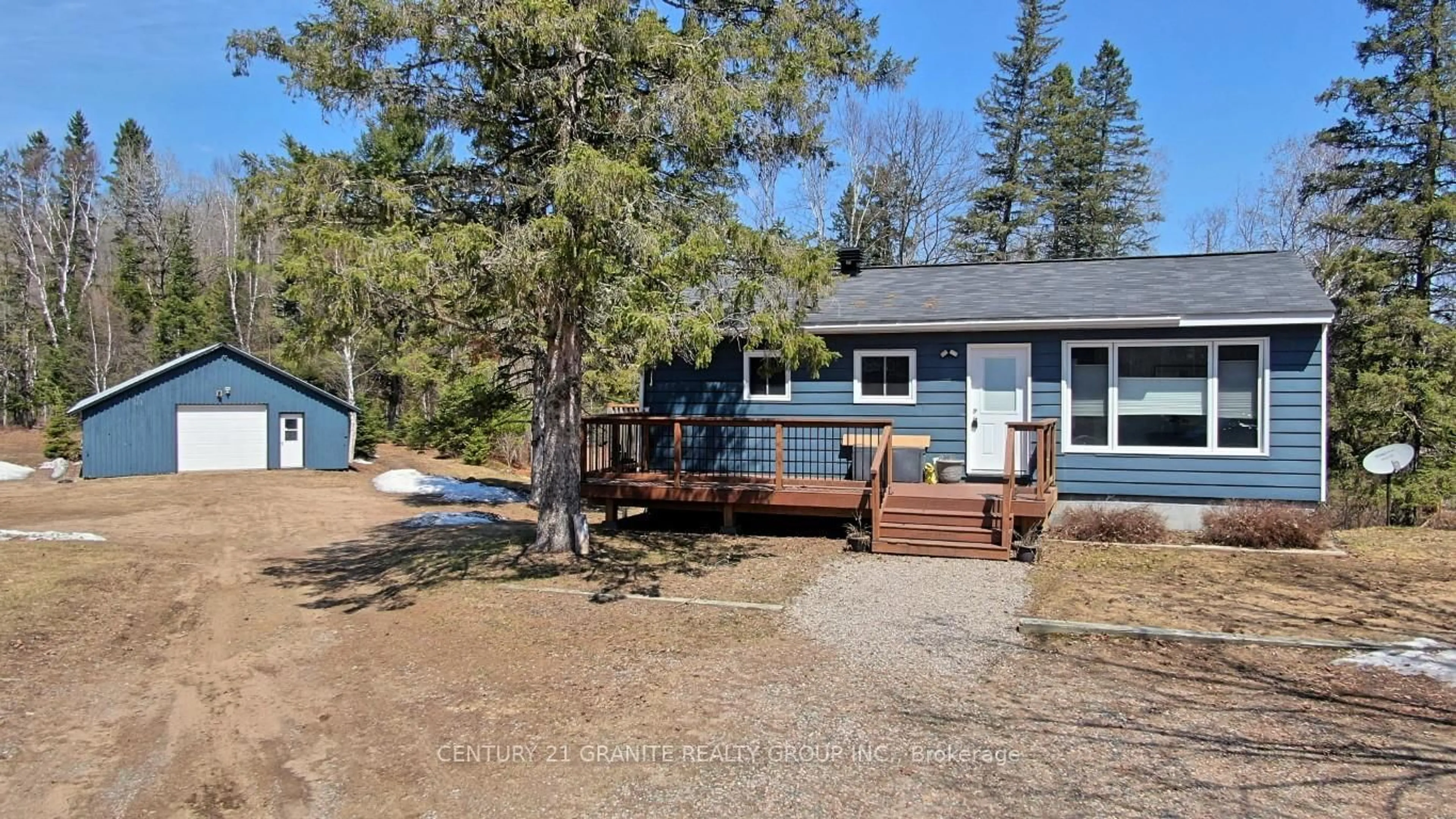 A pic from outside/outdoor area/front of a property/back of a property/a pic from drone, street for 29941 Hwy 62, Bancroft Ontario K0L 1C0
