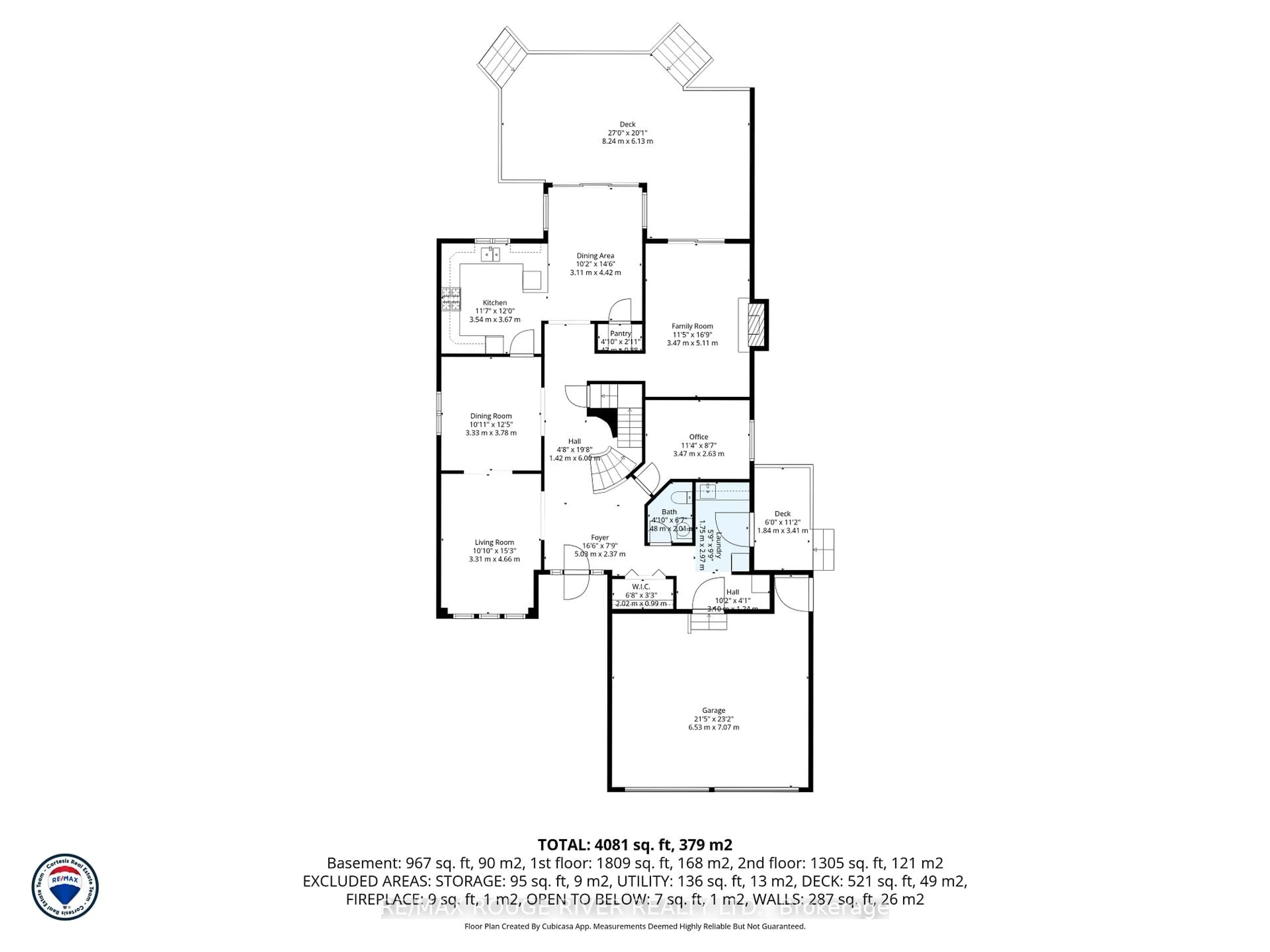 Floor plan for 1093 Frei St, Cobourg Ontario K9A 5G5