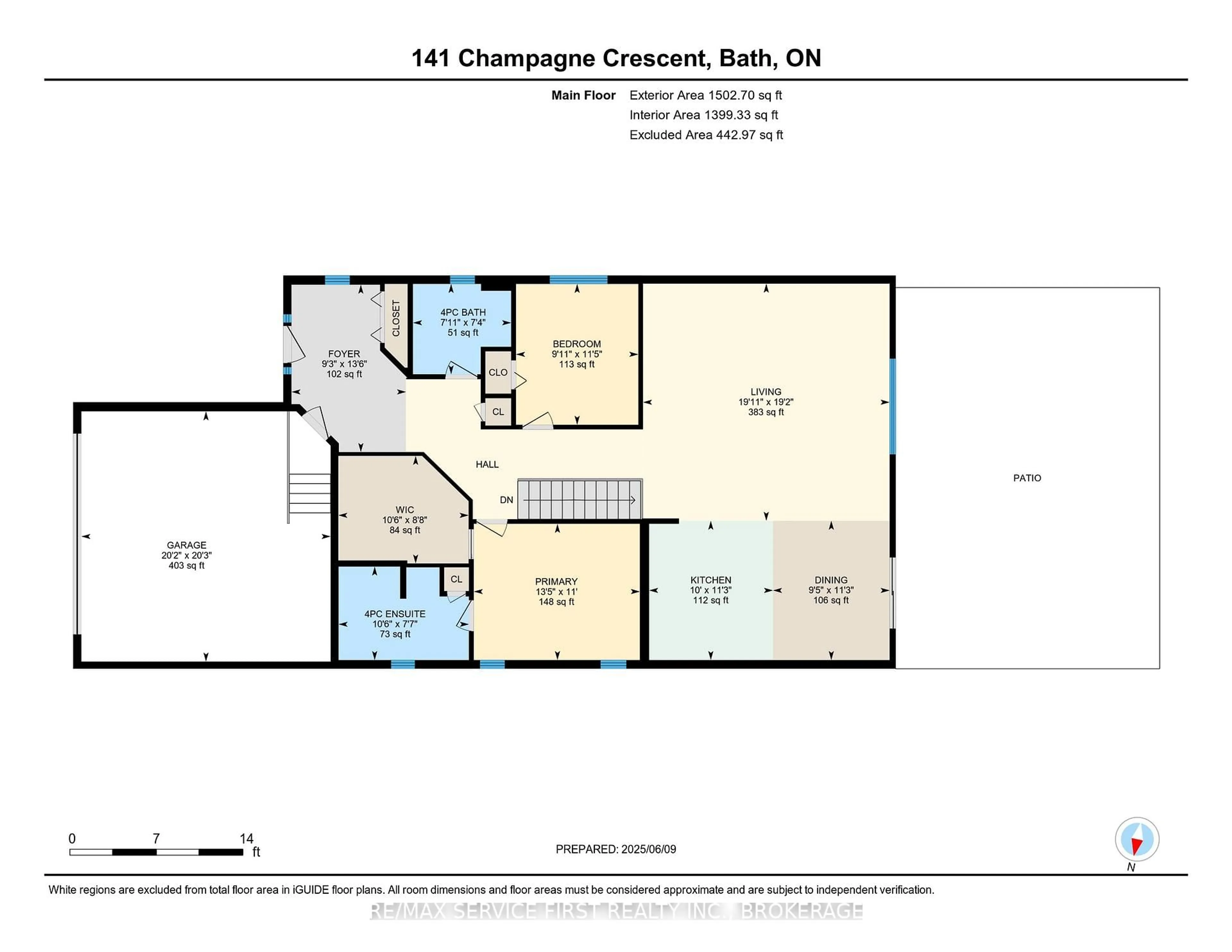 Floor plan for 141 Champagne Cres, Loyalist Ontario K7N 0B3