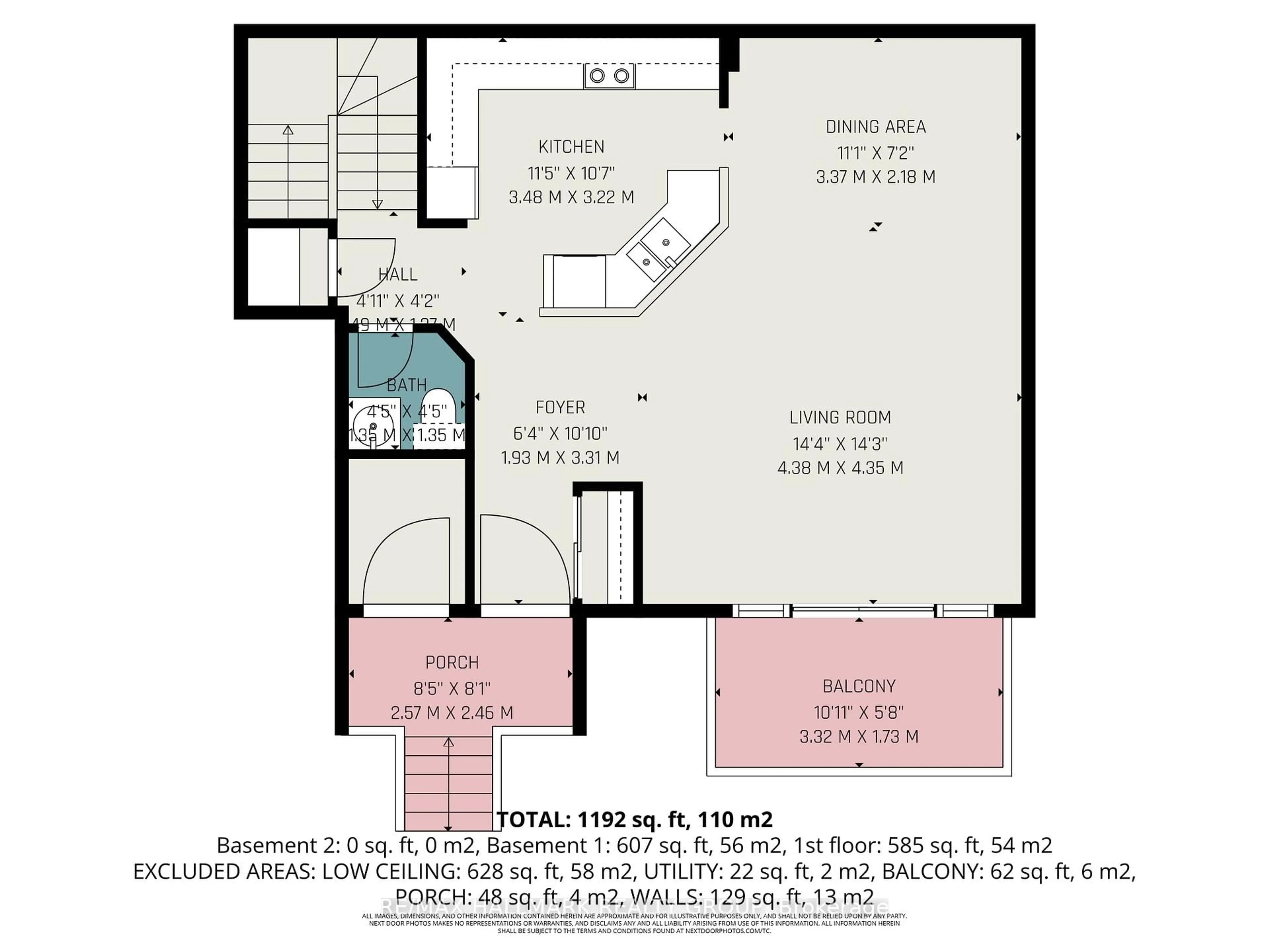 Floor plan for 3275 St Joseph Blvd #205, Ottawa Ontario K1E 3Y3