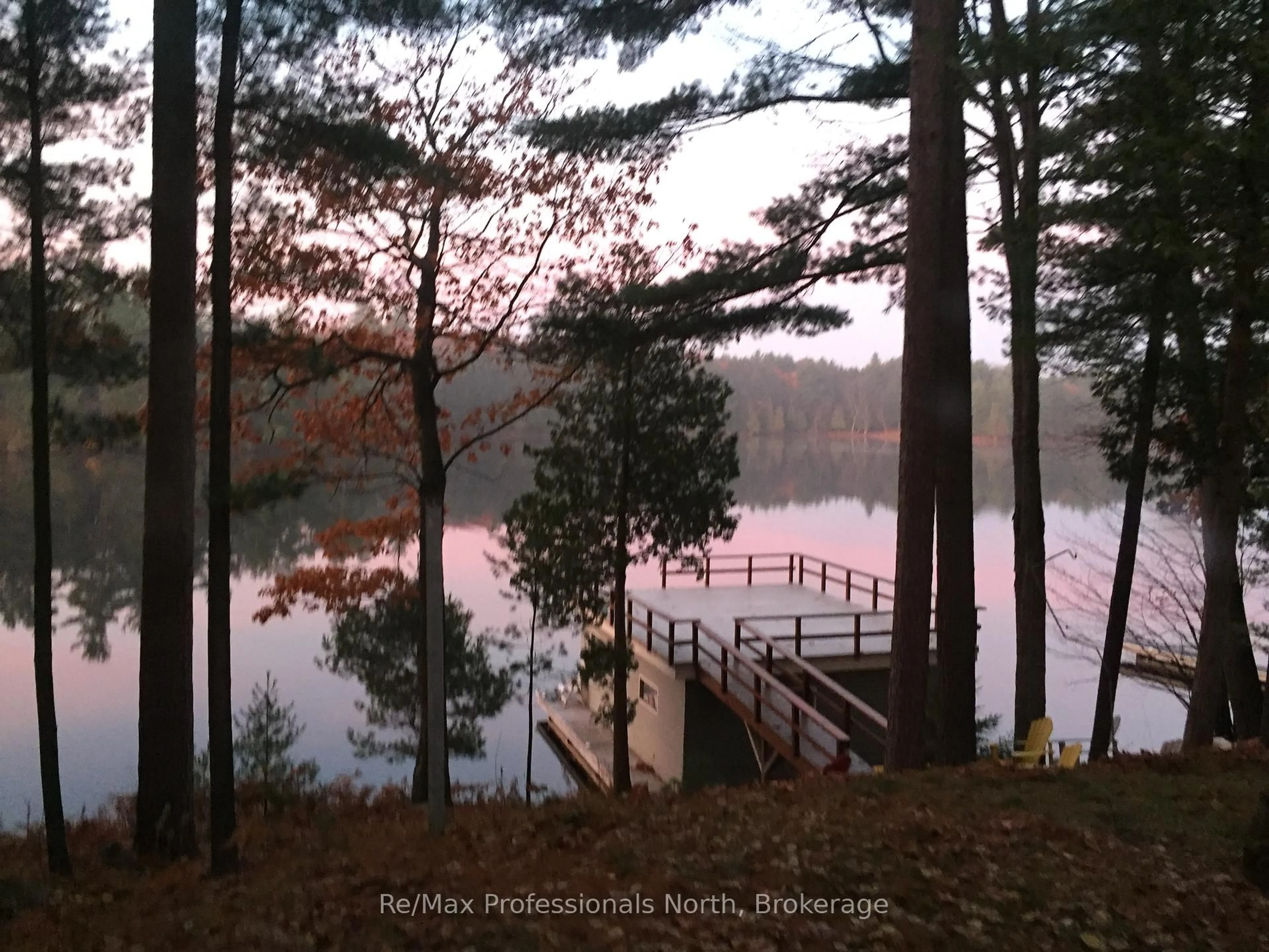 Patio, water/lake/river/ocean view for 1090 Arundel Lodge Rd #38, Muskoka Lakes Ontario P1P 1R2