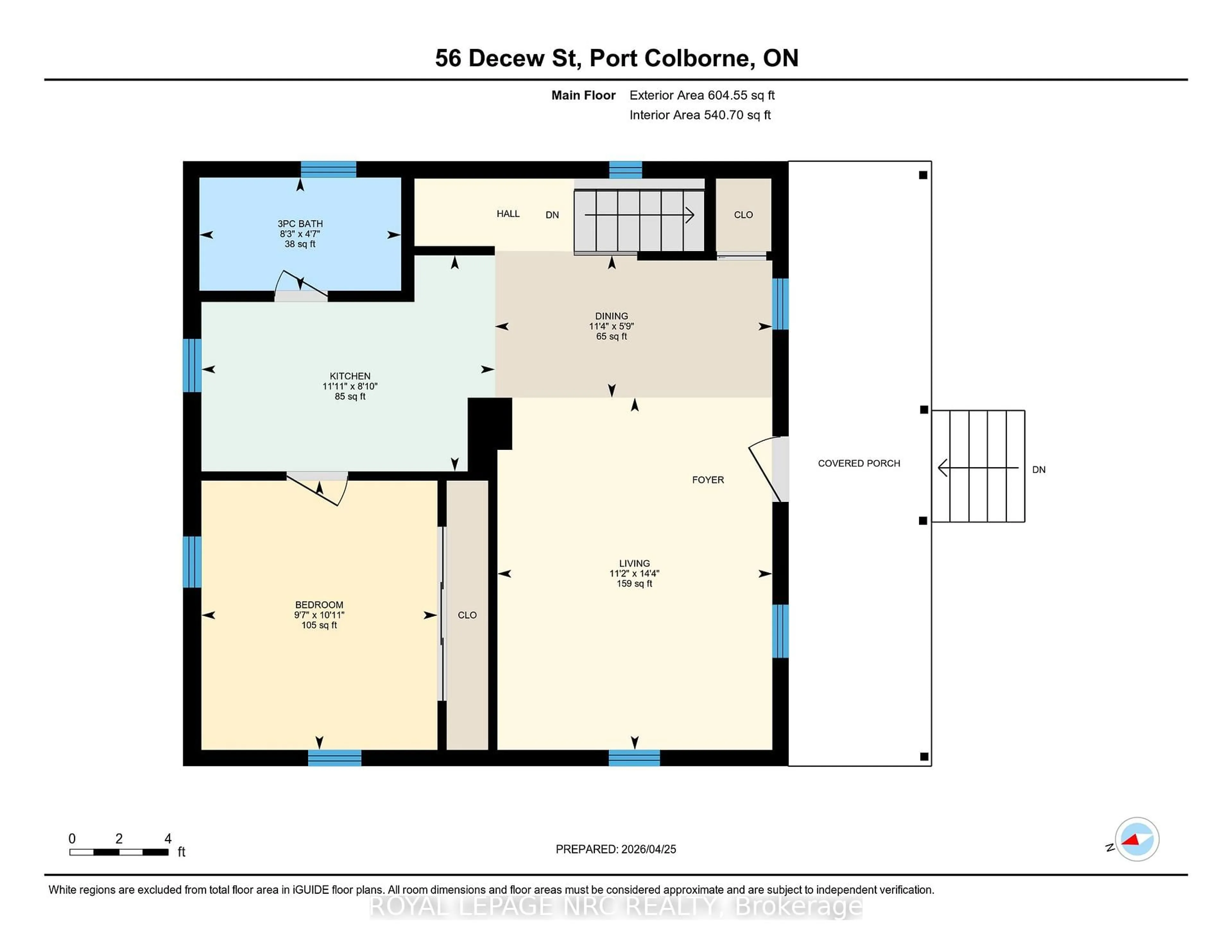 Floor plan for 56 Decew St, Port Colborne Ontario L3K 1C1