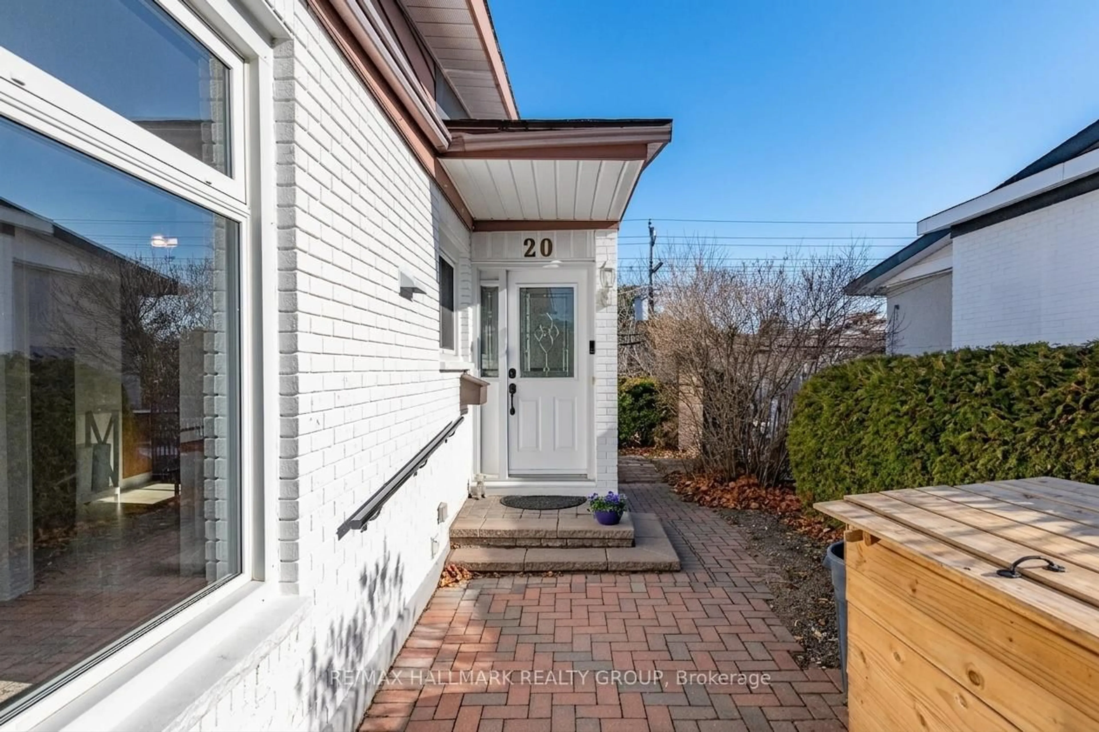 Home with brick exterior material, street for 20 Mulvagh Ave, Ottawa Ontario K2E 6M6