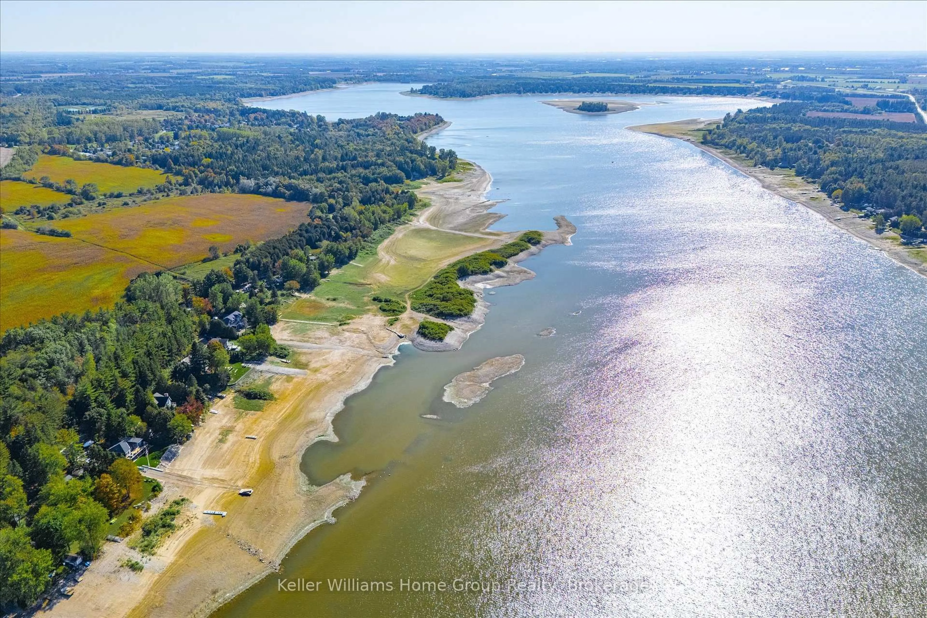 A pic from outside/outdoor area/front of a property/back of a property/a pic from drone, water/lake/river/ocean view for 739 Seventh St, Centre Wellington Ontario N0B 1J0