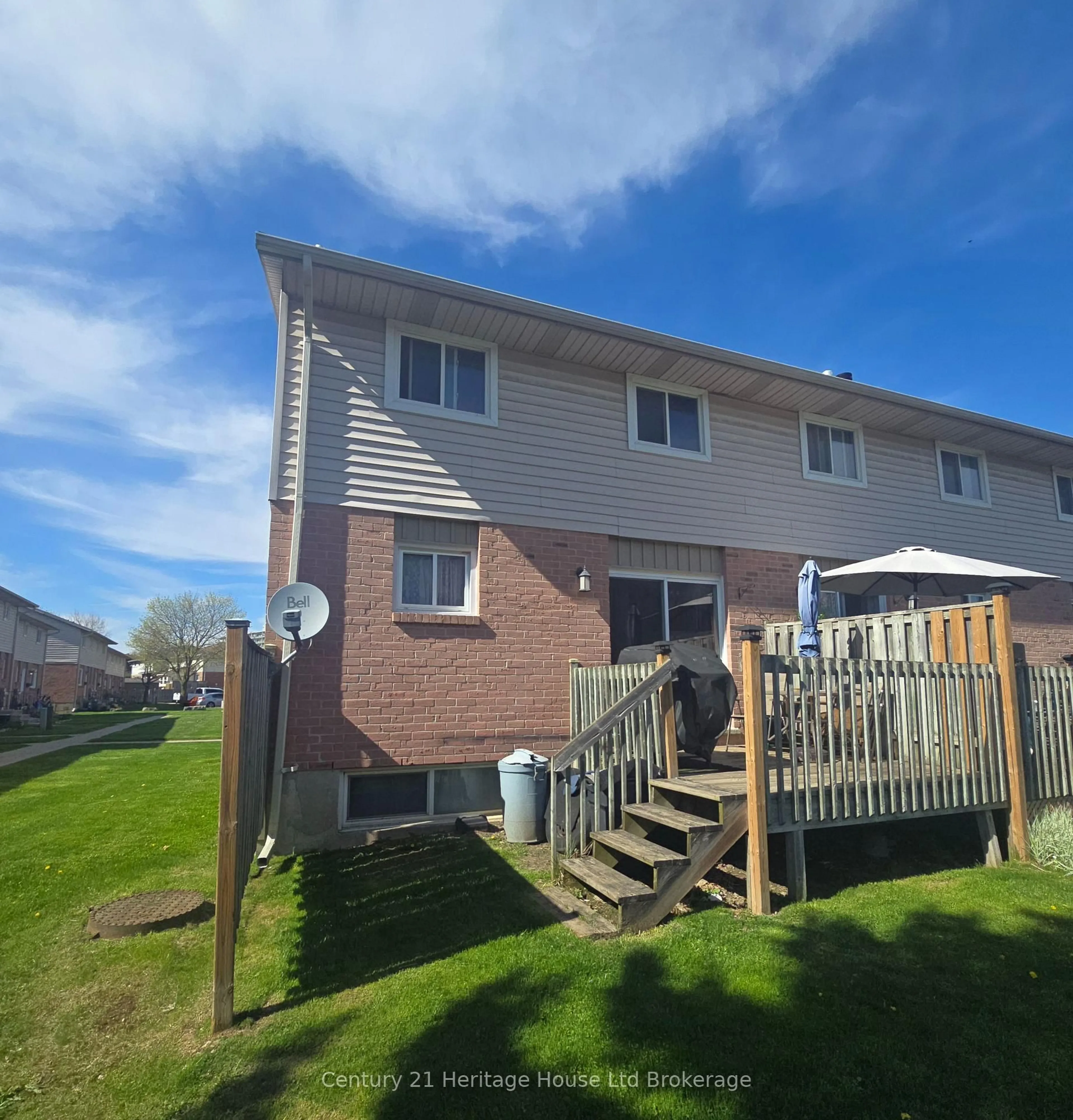 A pic from outside/outdoor area/front of a property/back of a property/a pic from drone, water/lake/river/ocean view for 481 Springbank Ave #25, Woodstock Ontario N4T 1R1