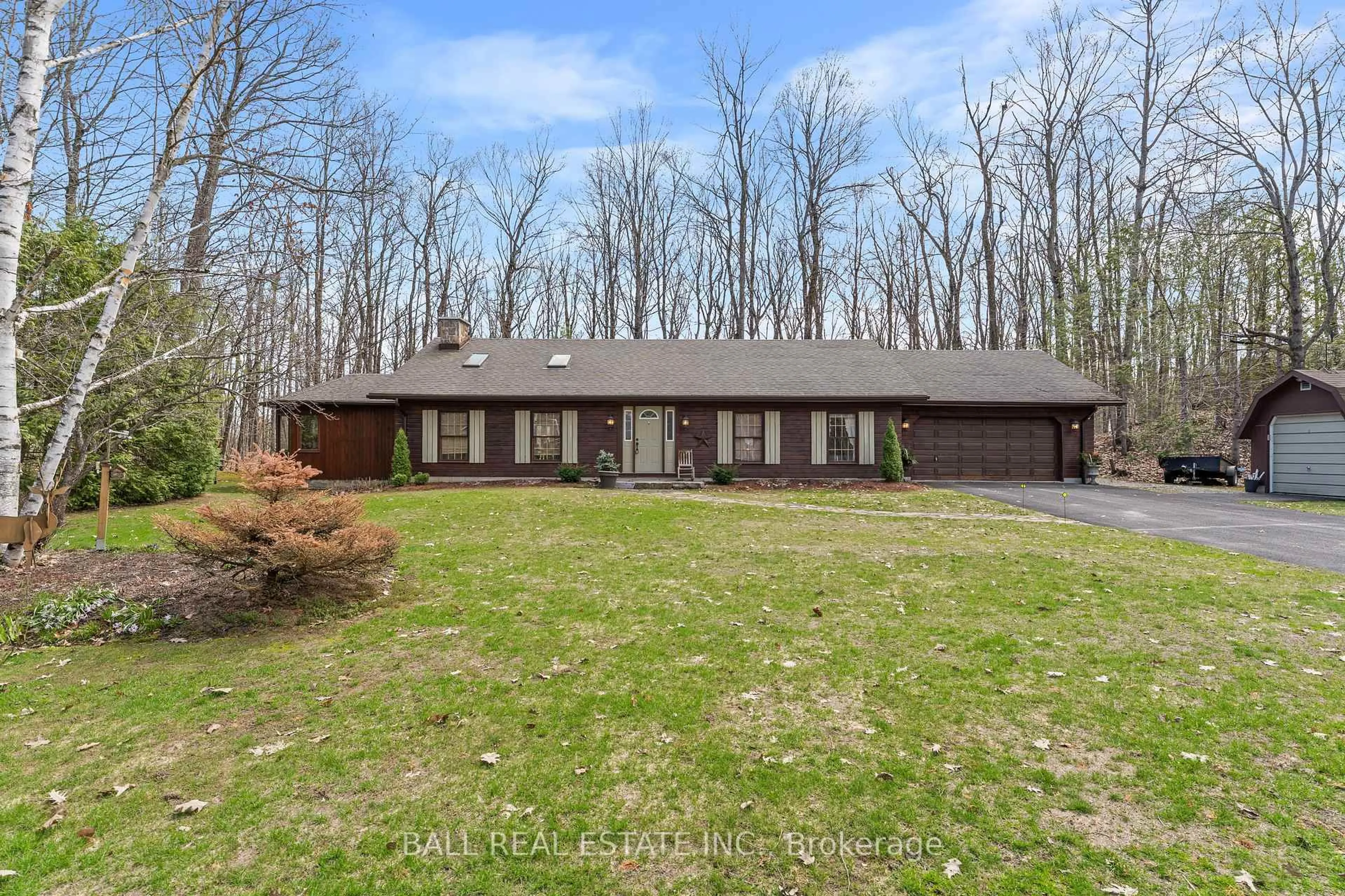 A pic from outside/outdoor area/front of a property/back of a property/a pic from drone, water/lake/river/ocean view for 48 Stanley Dr, Kawartha Lakes Ontario K0M 1N0