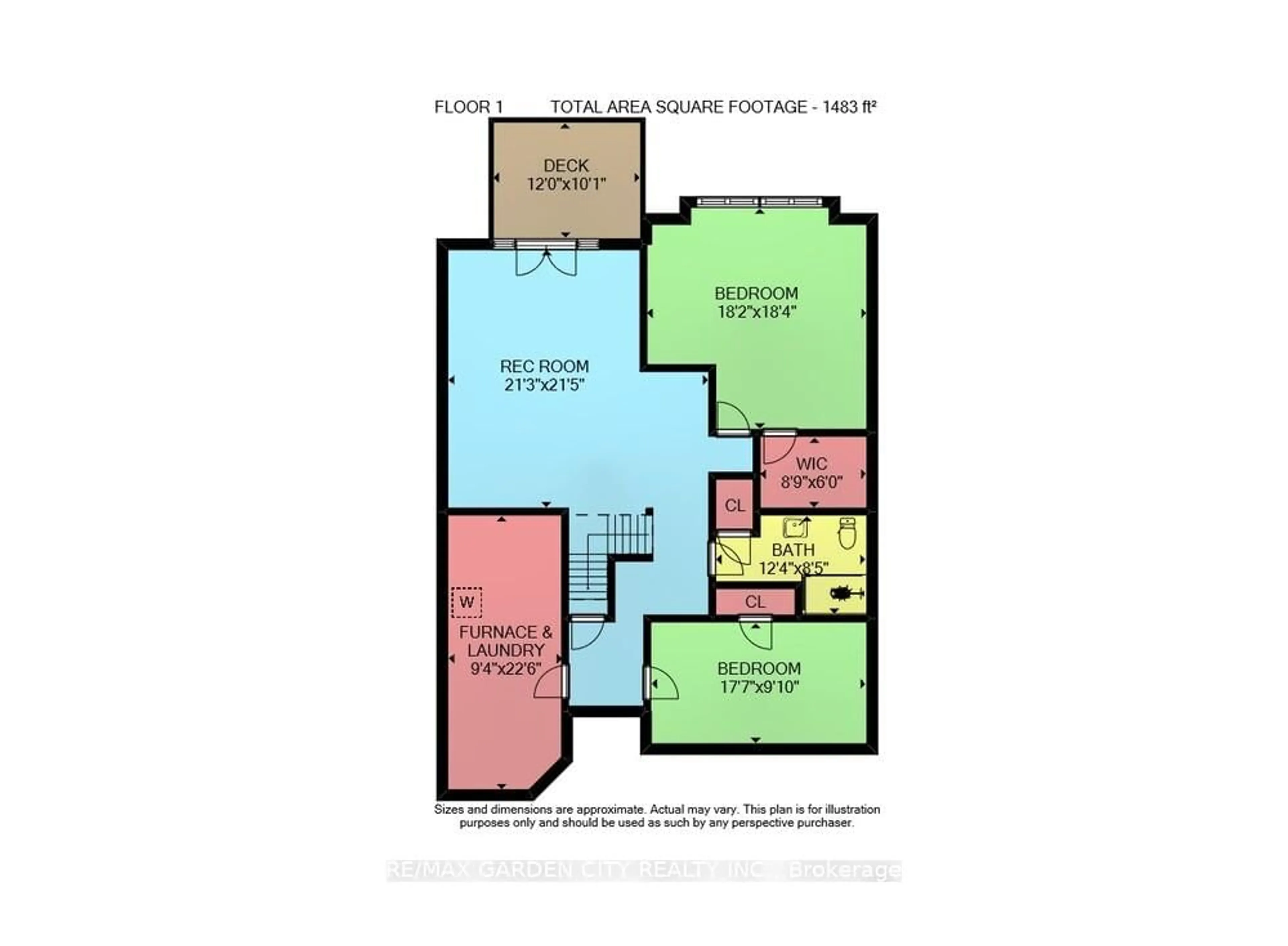 Floor plan for 121 Glen Morris Dr #39, St. Catharines Ontario L2T 4C5