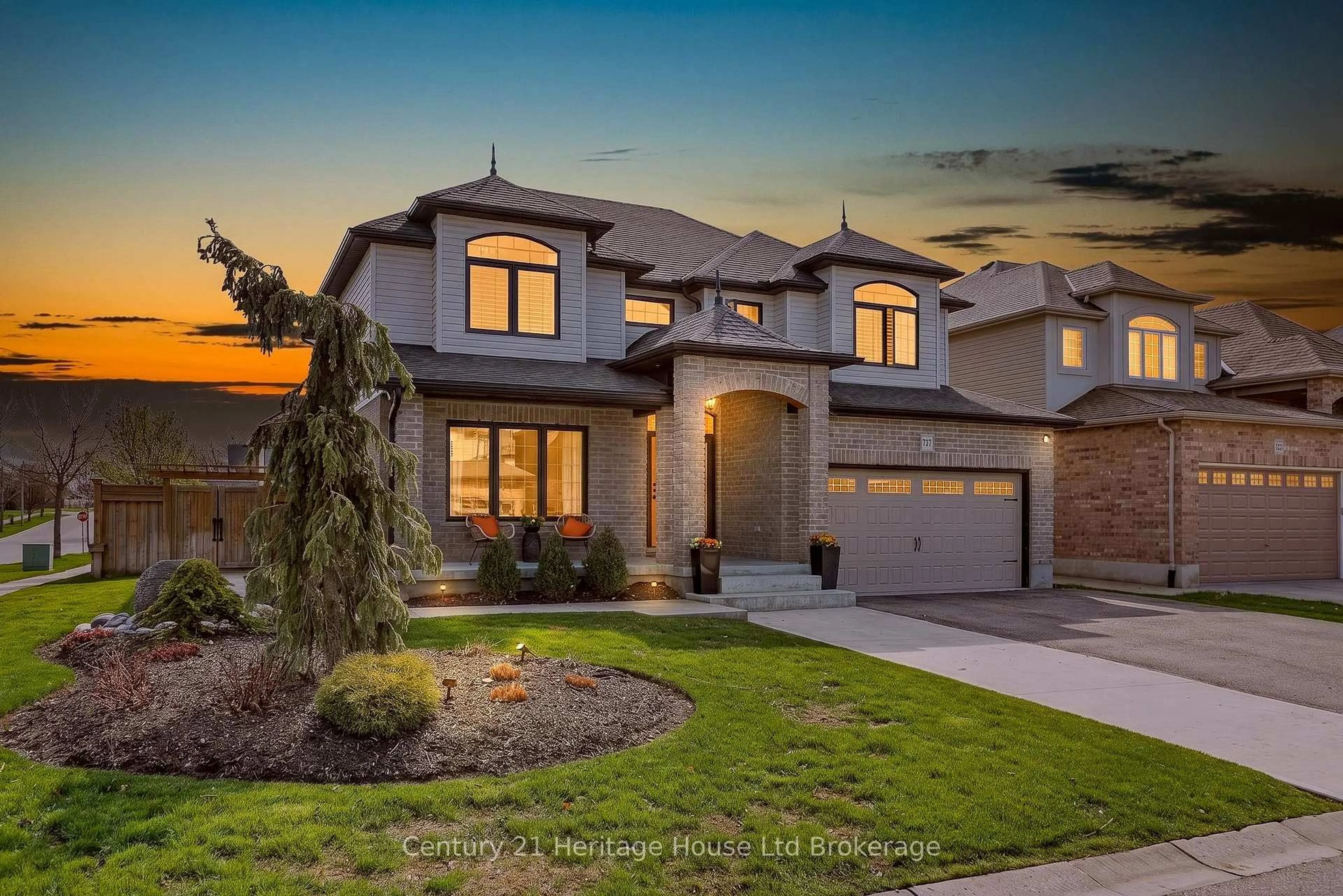 Home with brick exterior material, street for 717 Normandy Dr, Woodstock Ontario N4T 0C5