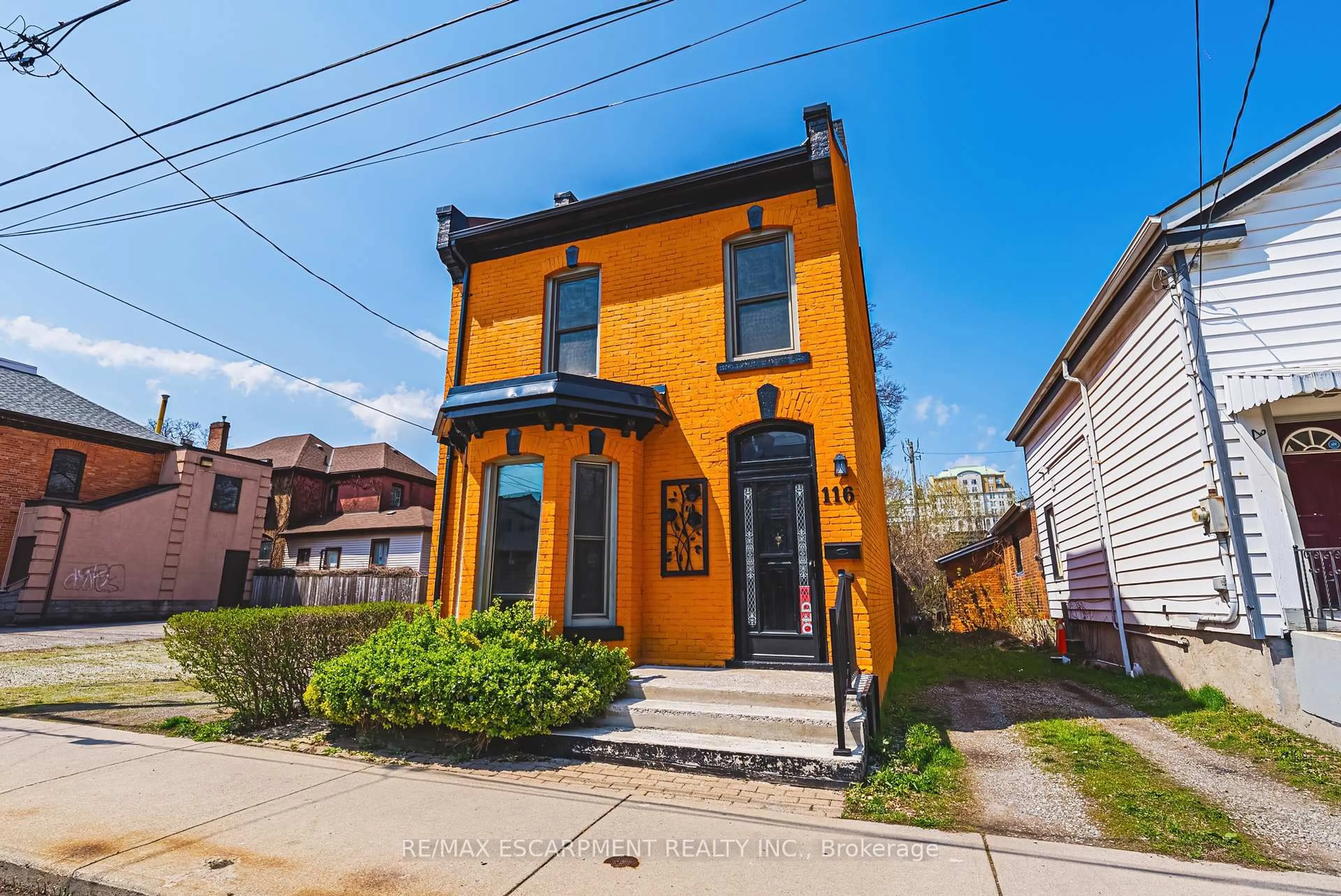 Home with brick exterior material, street for 116 Catharine St, Hamilton Ontario L8N 2J4