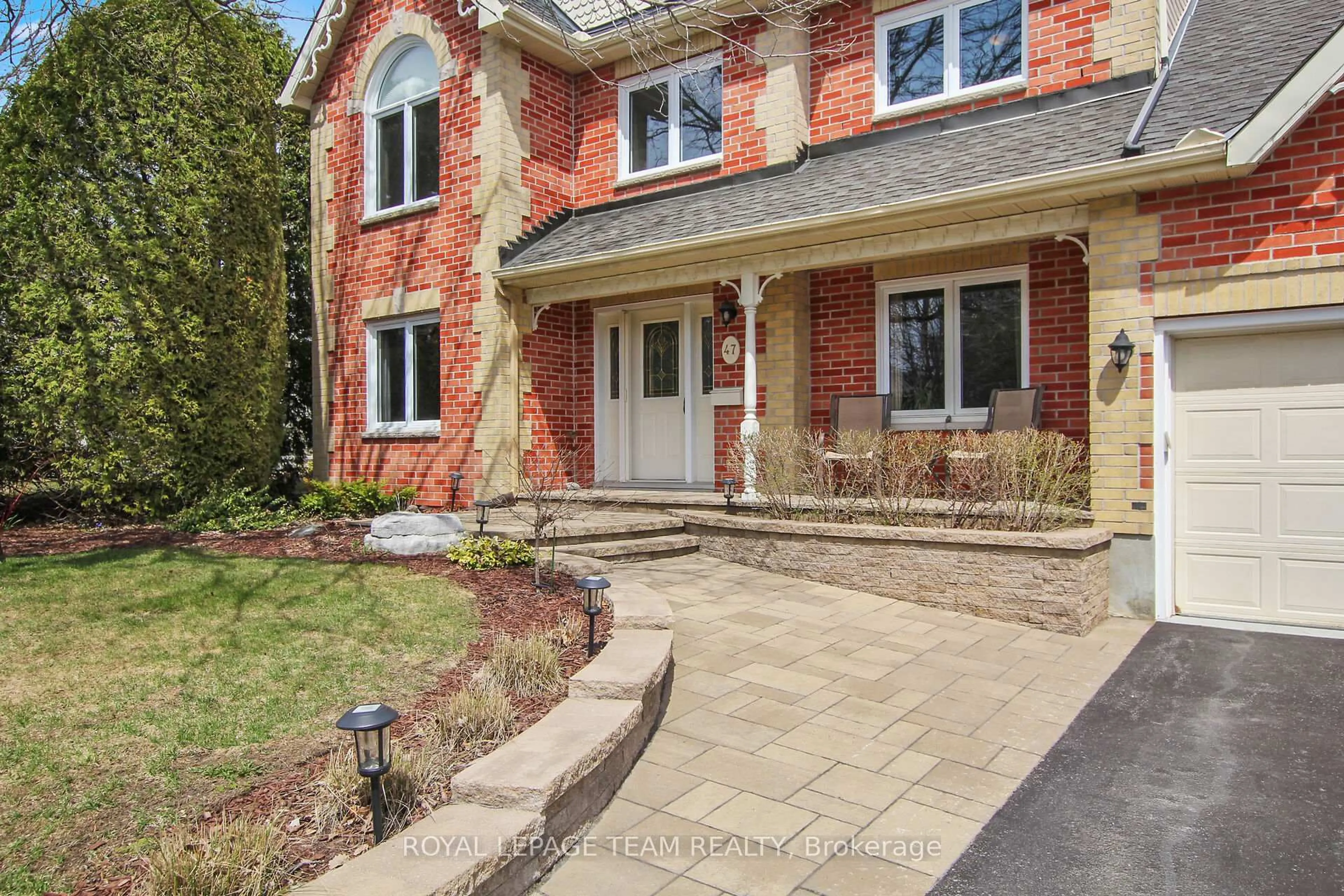 Home with brick exterior material, street for 47 Delamere Dr, Ottawa Ontario K2S 1R2
