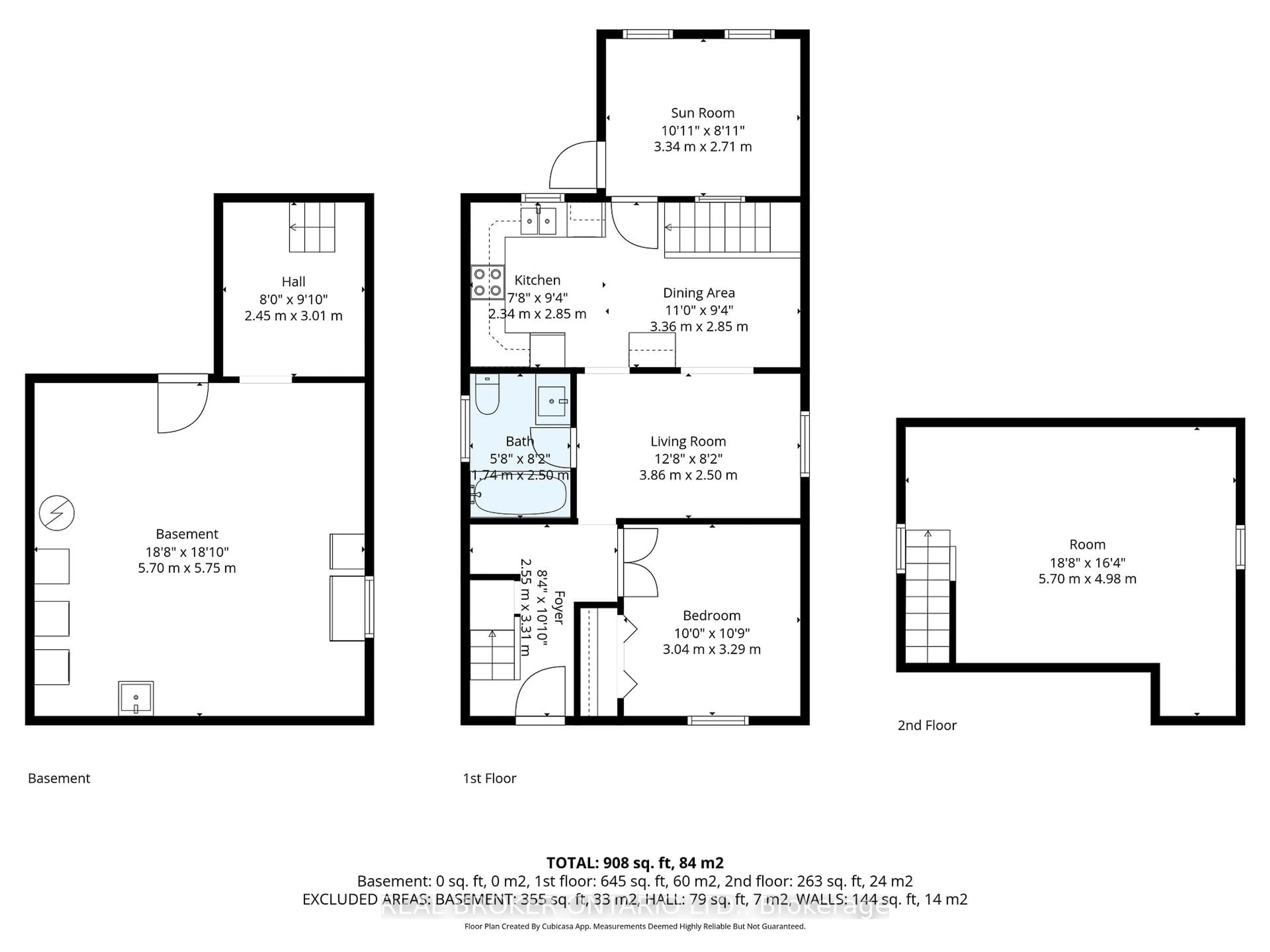 Floor plan for 75 Dublin St, Brantford Ontario N3R 2E5