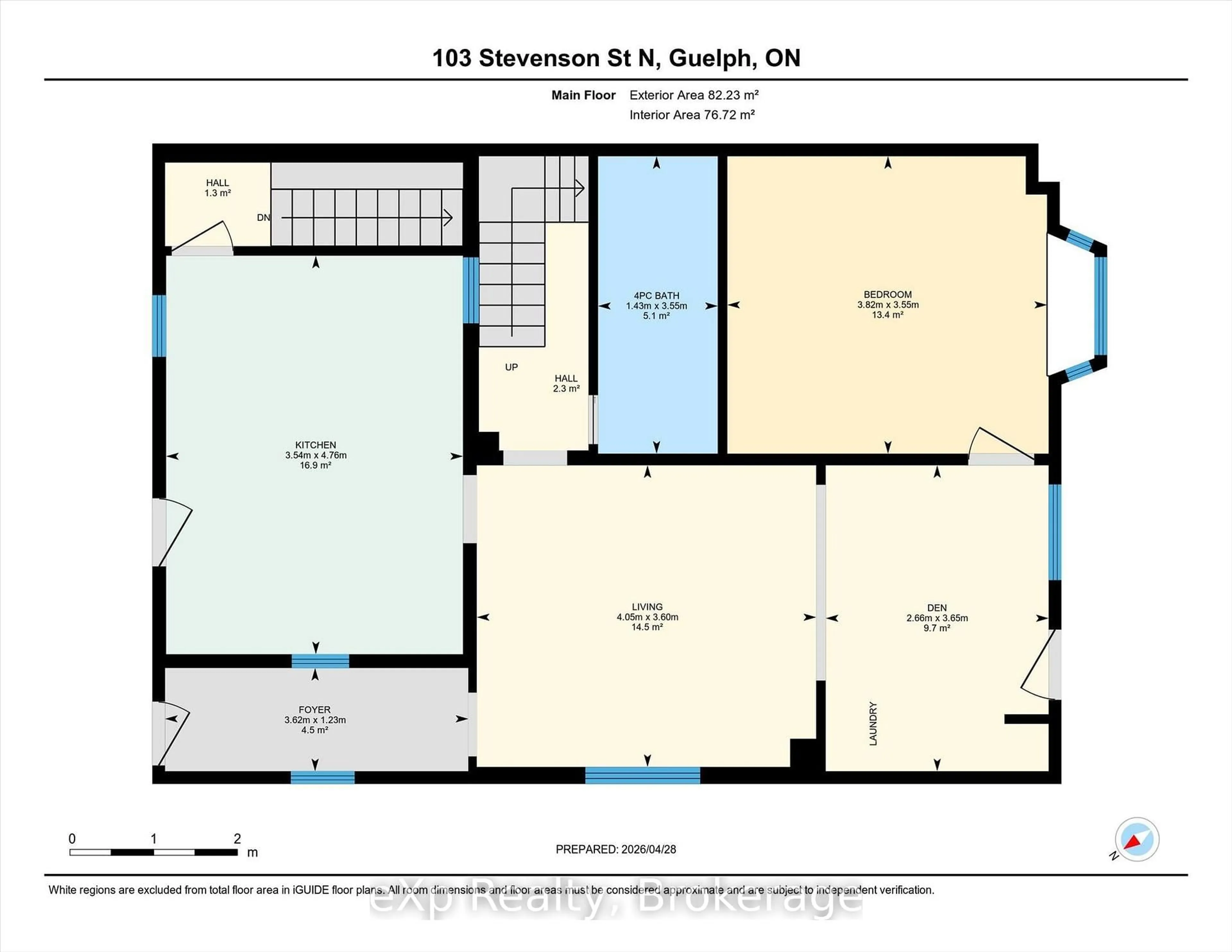 Floor plan for 103 STEVENSON St, Guelph Ontario N1E 5A6