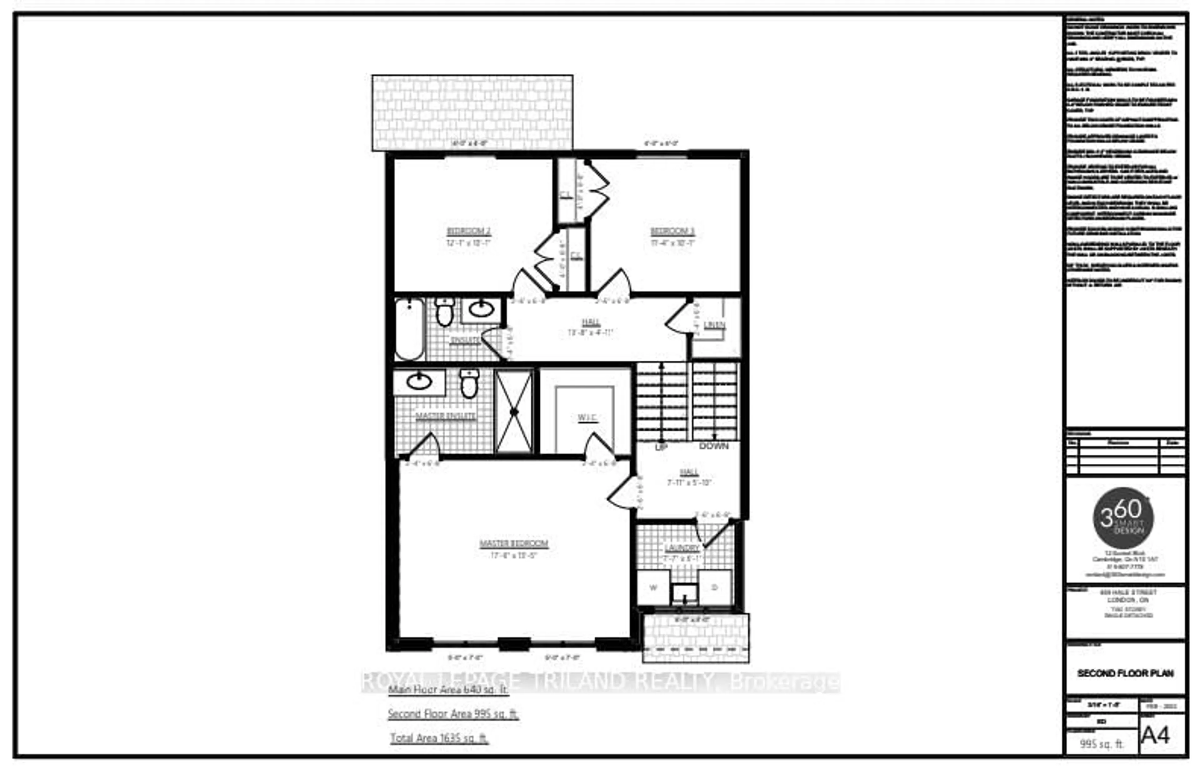 Floor plan for 3841 BIG LEAF Tr, London South Ontario N6P 0A3