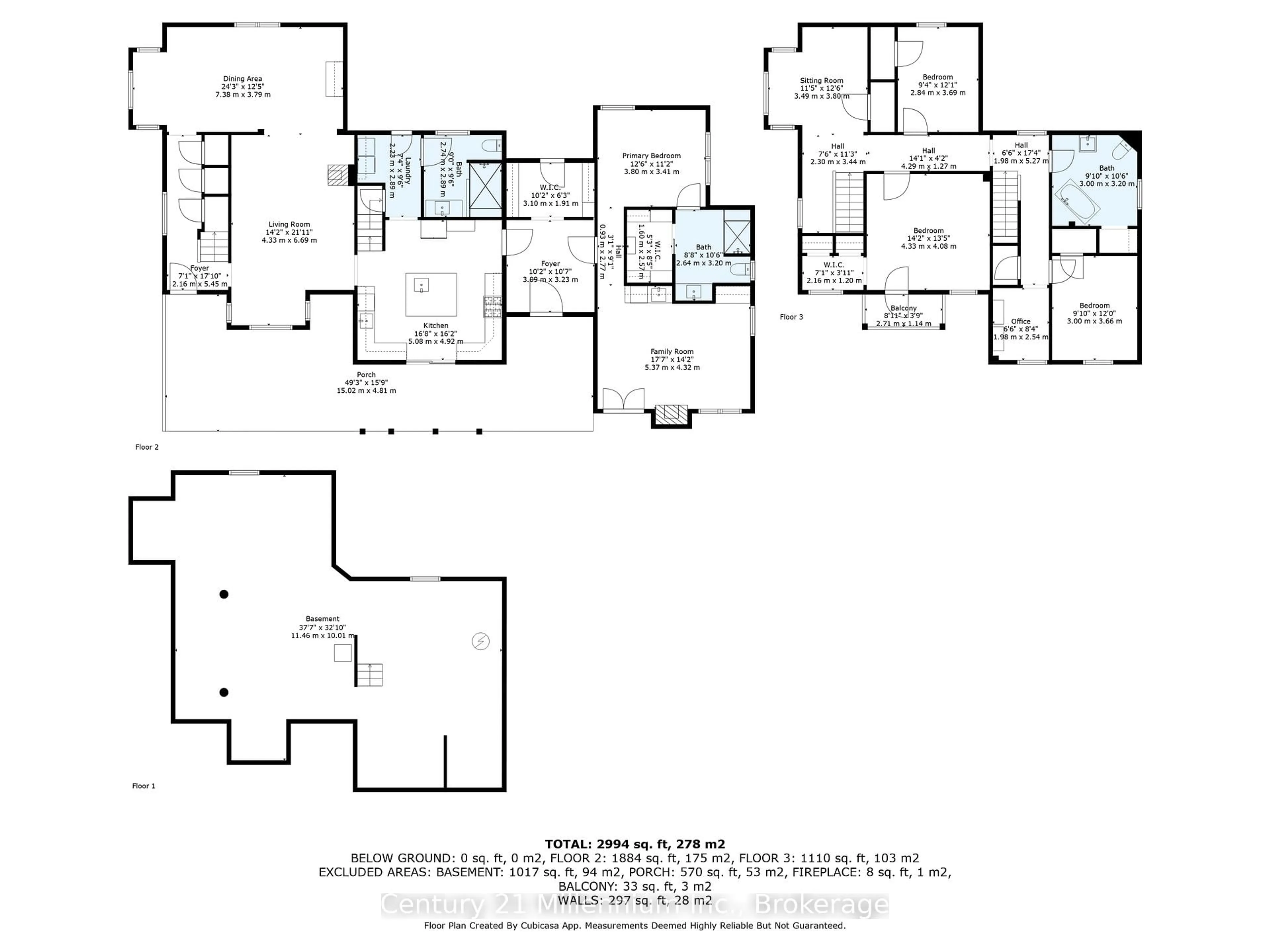 Floor plan for 157397 7th Line, R.R.#2 Line, Meaford Ontario N4L 1W5