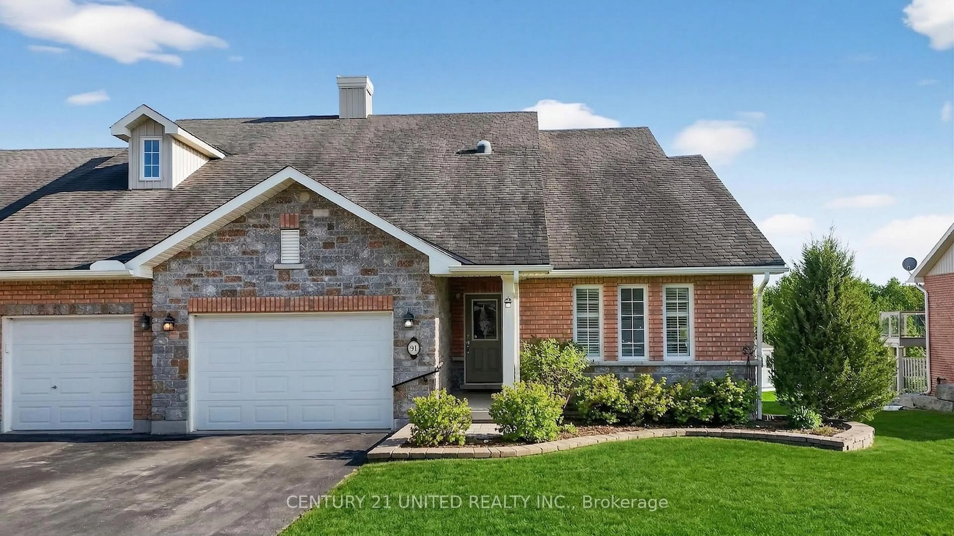 Home with brick exterior material, street for 91 Village Cres #86, Peterborough Ontario K9J 0A9