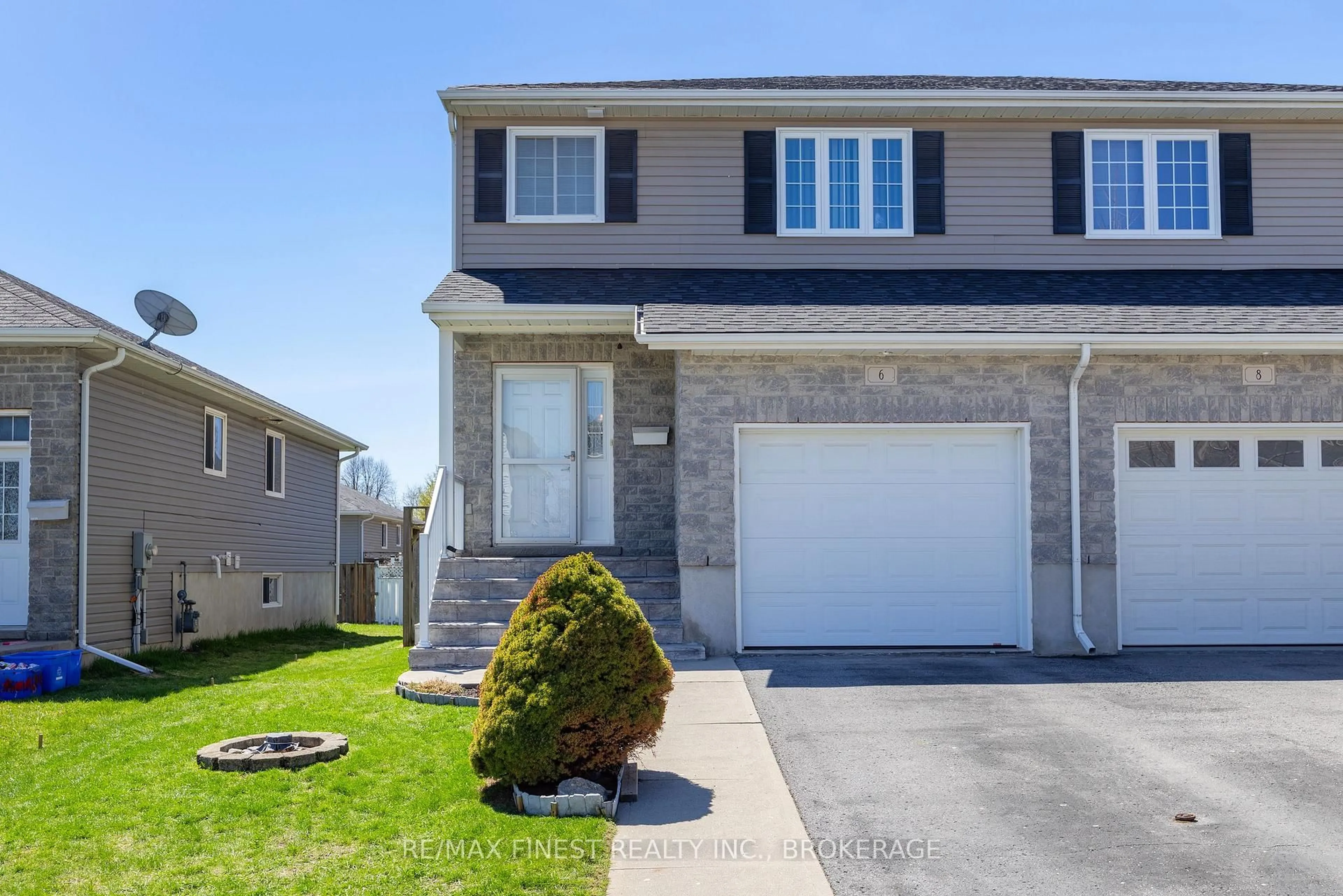 Home with vinyl exterior material, street for 6 Karlee Crt, Kingston Ontario K7K 0C5