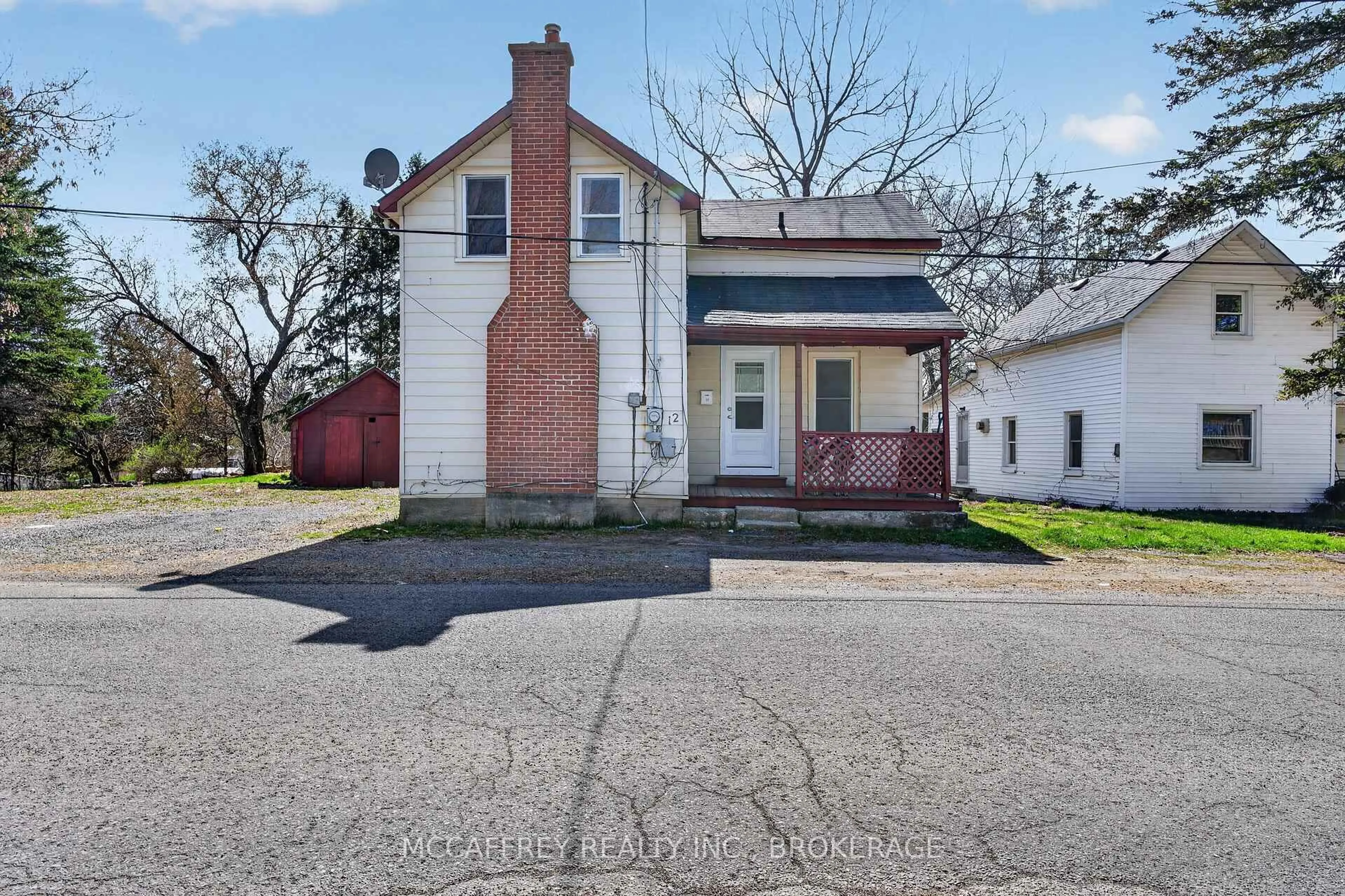 A pic from outside/outdoor area/front of a property/back of a property/a pic from drone, street for 12 Original Rd, Greater Napanee Ontario K7R 3C6
