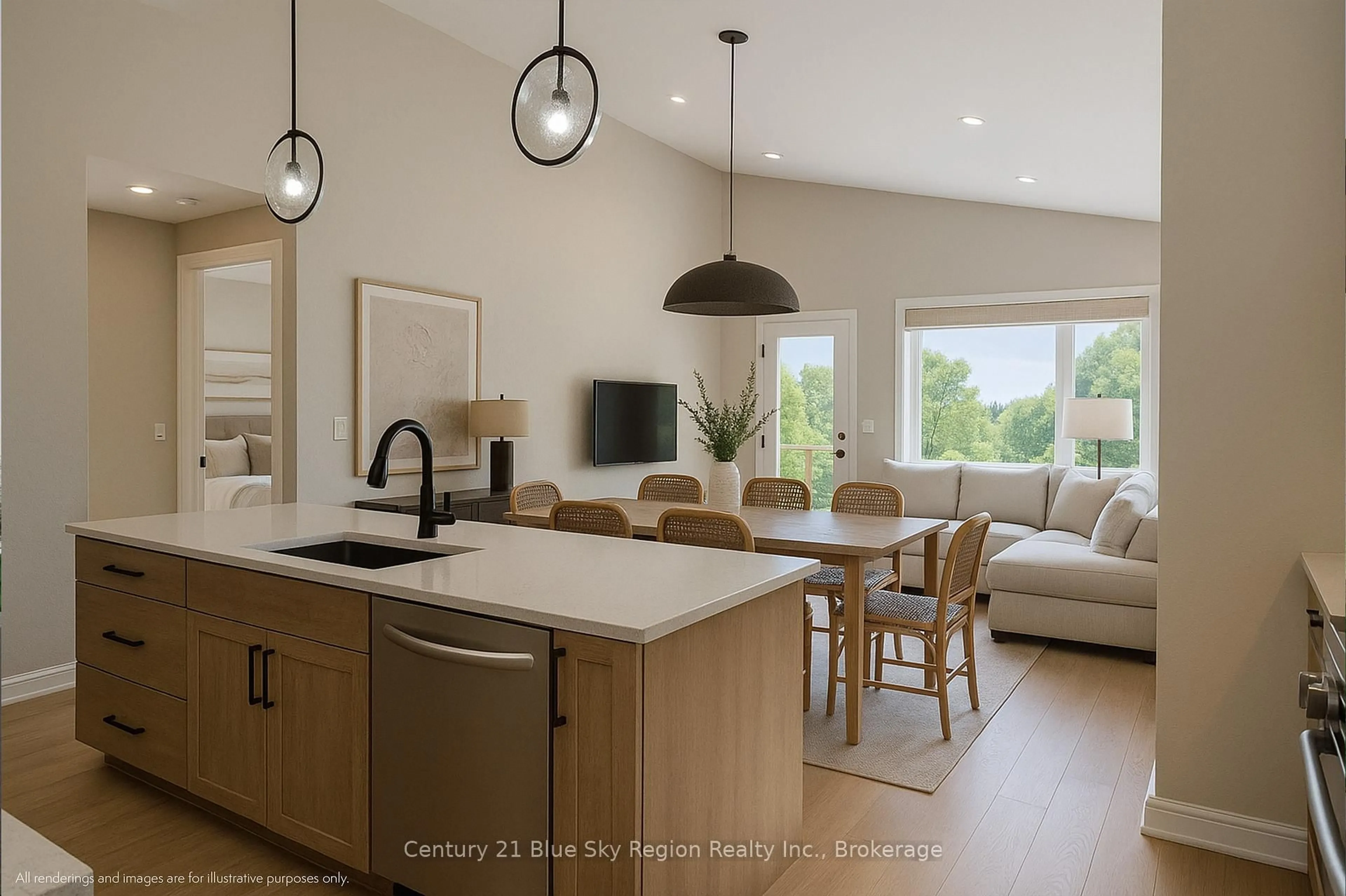 Open concept kitchen, unknown for 38 Kenreta Dr, North Bay Ontario P1C 0A5
