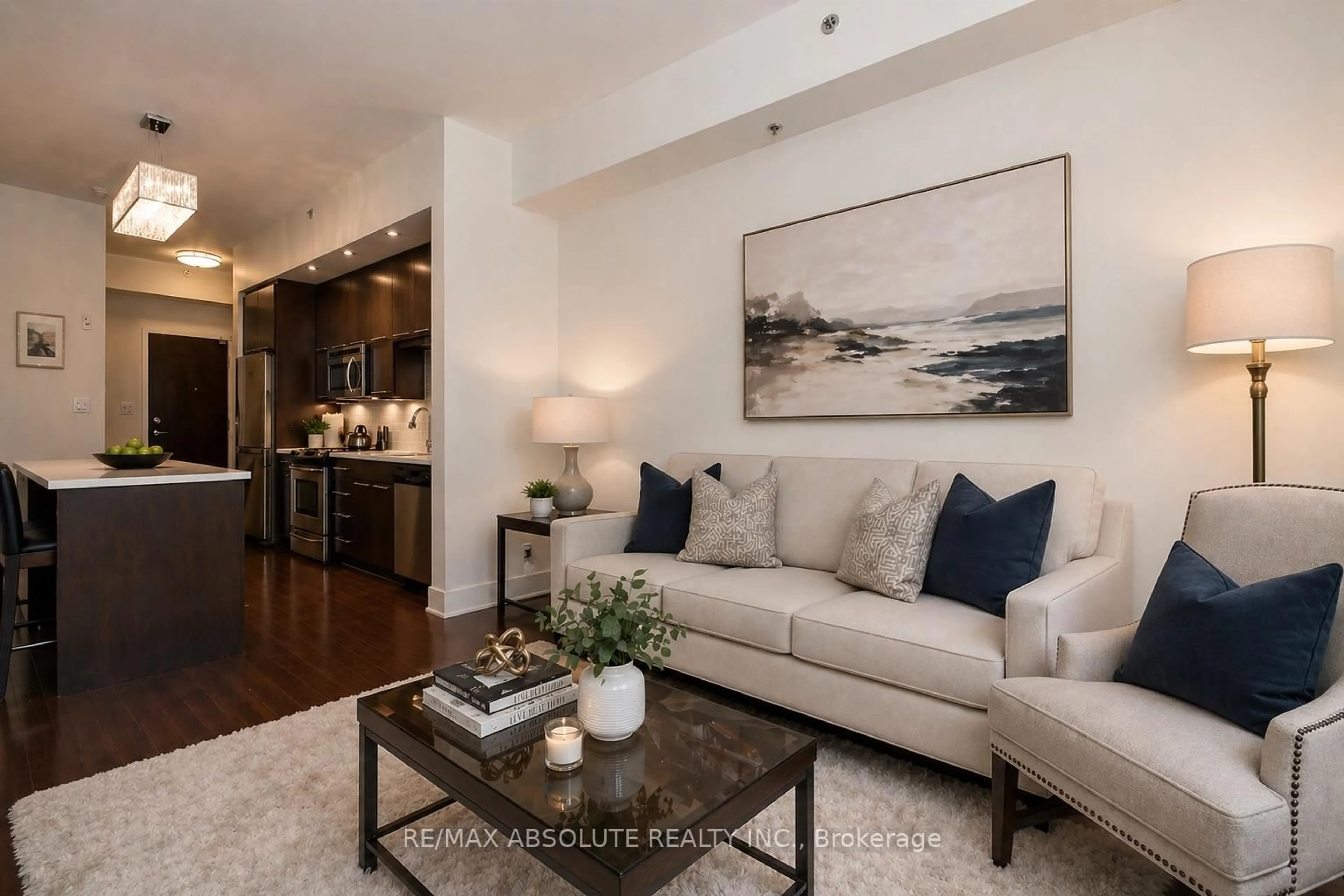 Living room with furniture, unknown for 101 Richmond Rd #217, Ottawa Ontario K1Z 0A6