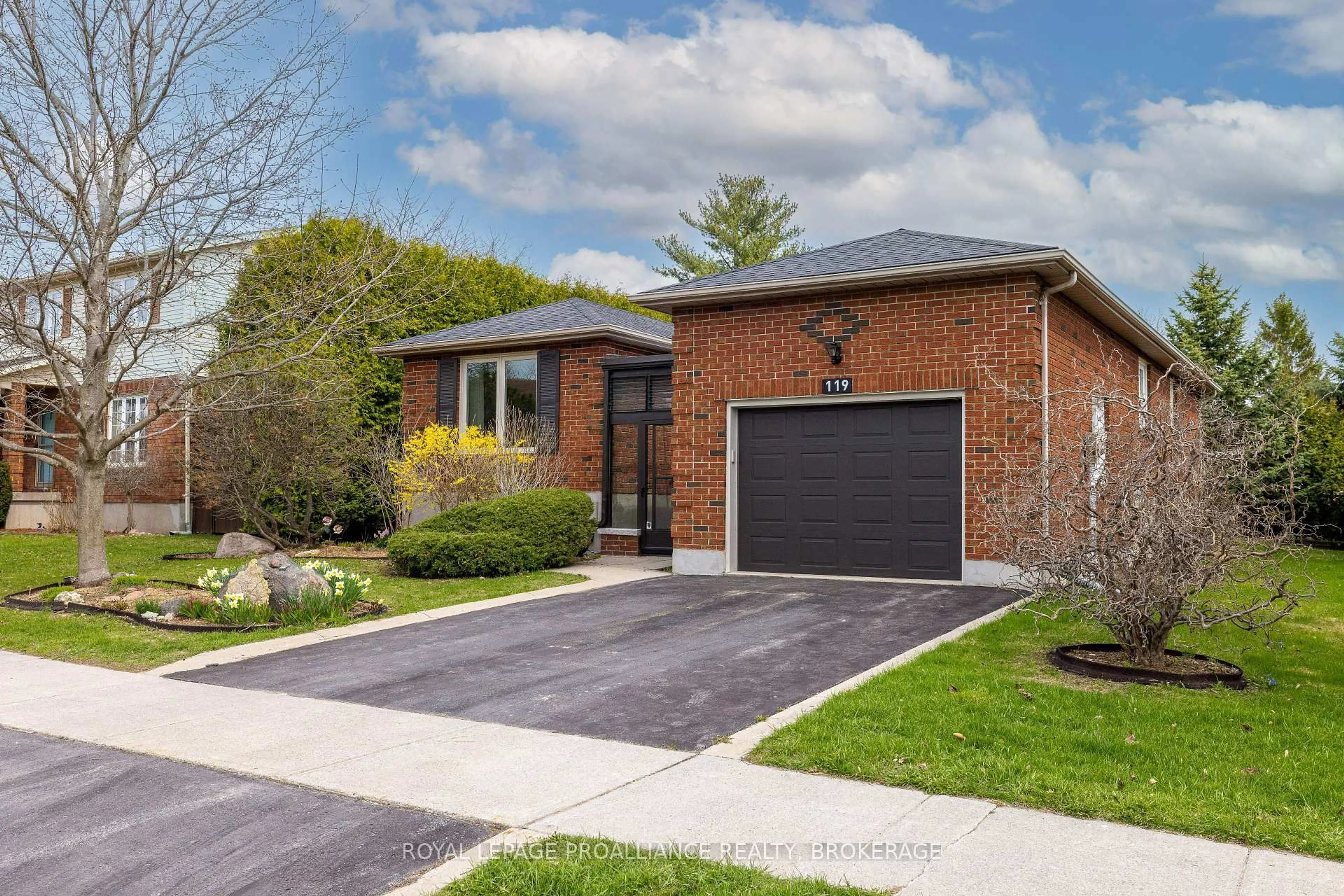 Home with brick exterior material, street for 119 Greenlees Dr, Kingston Ontario K7K 6R5