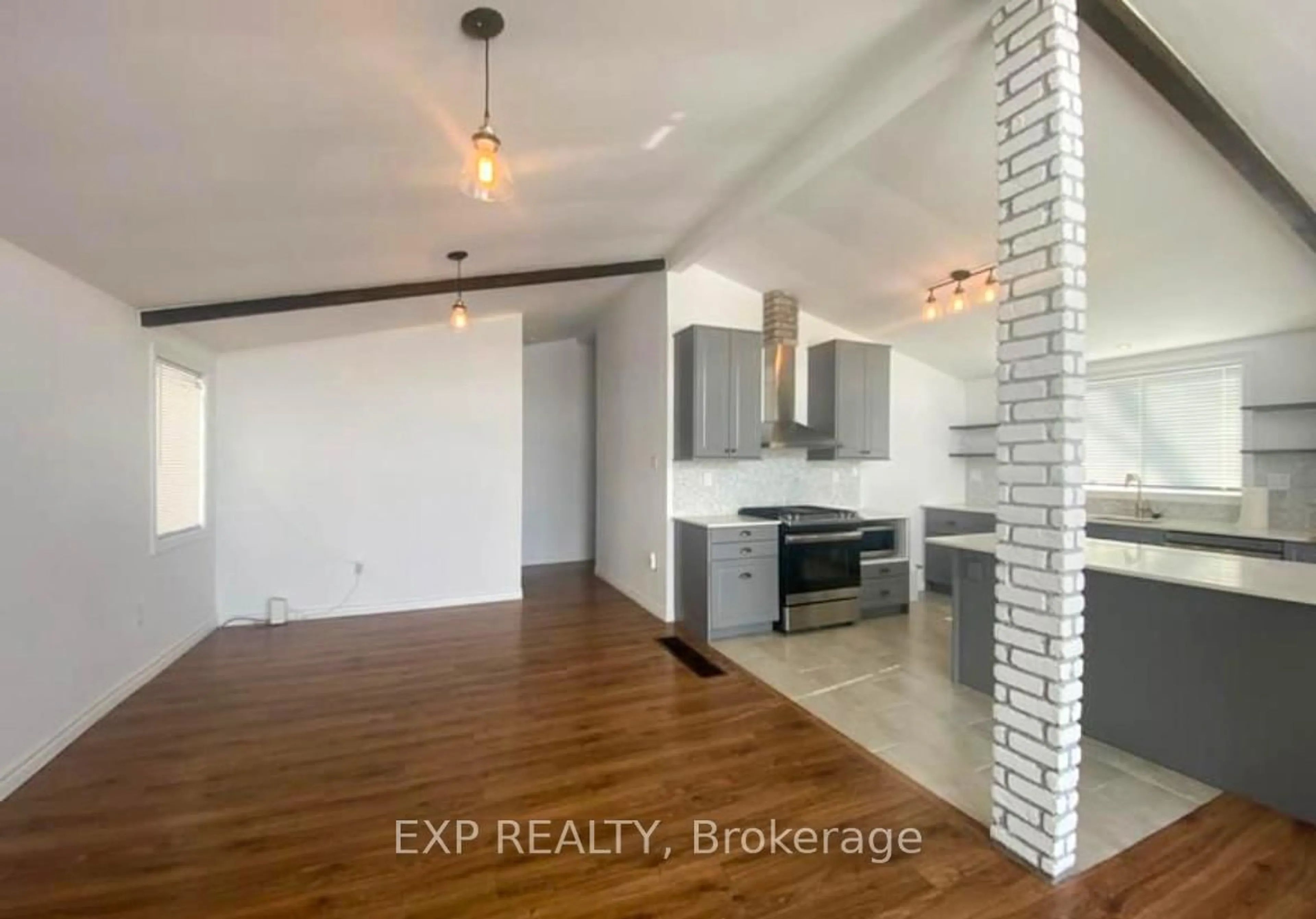 Open concept kitchen, unknown for 61 Cedar St, Brant Ontario N3L 0A1